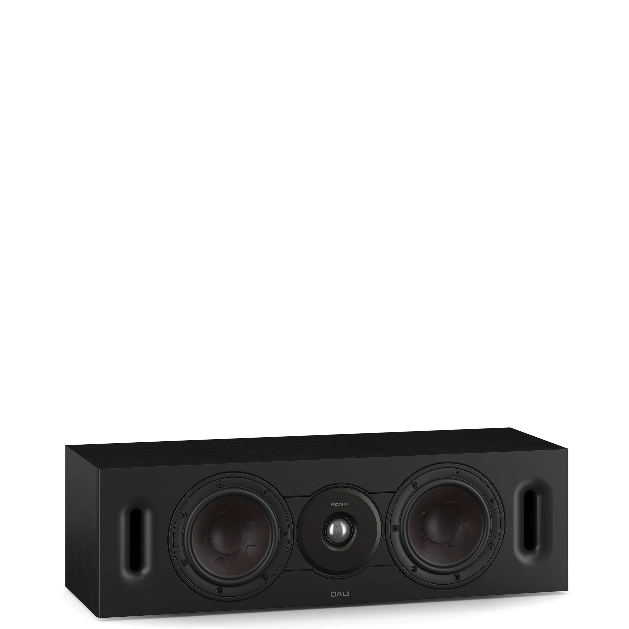 DALI Sonik Cinema centre speaker shown in black.