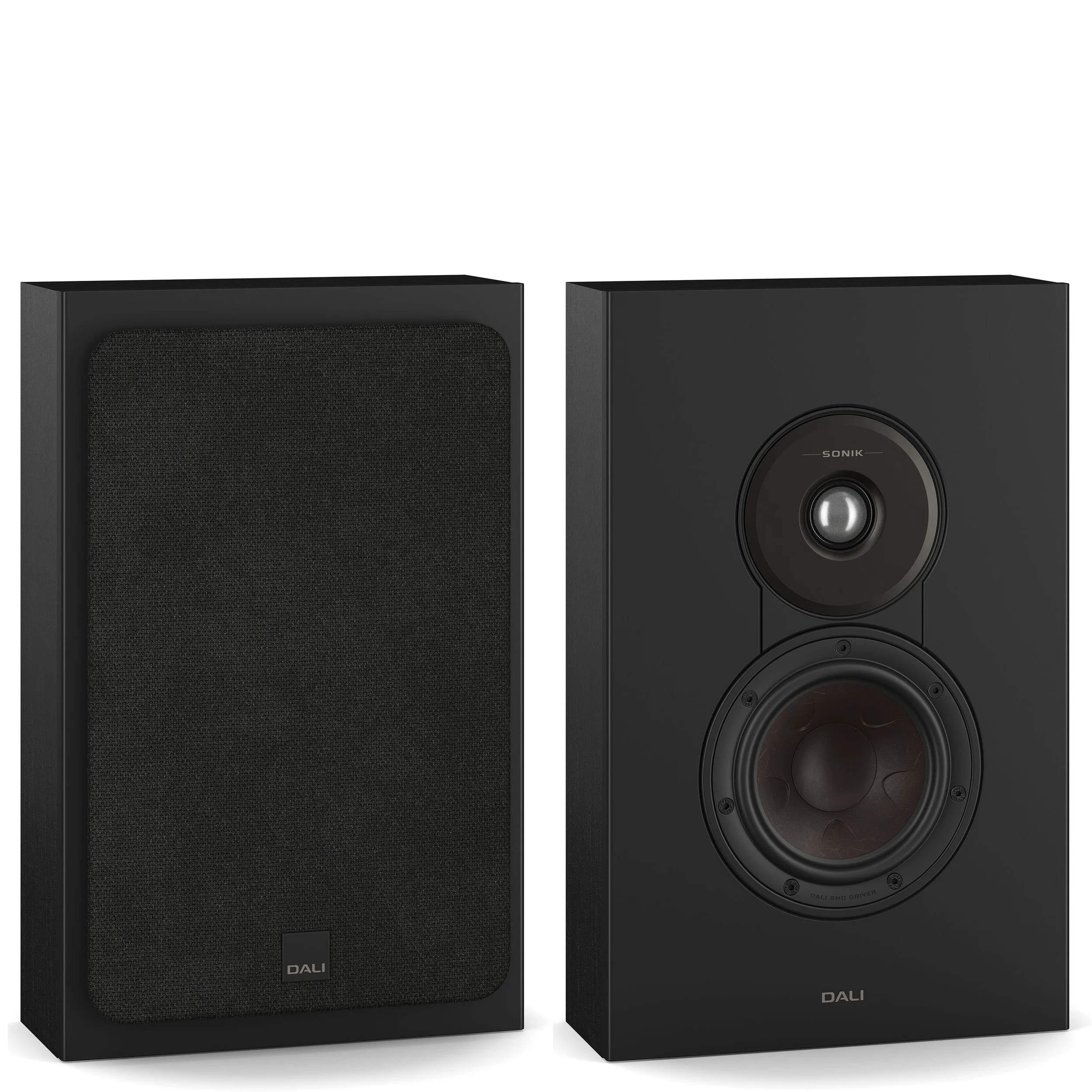 DALI Sonik On-wall speaker shown in black.