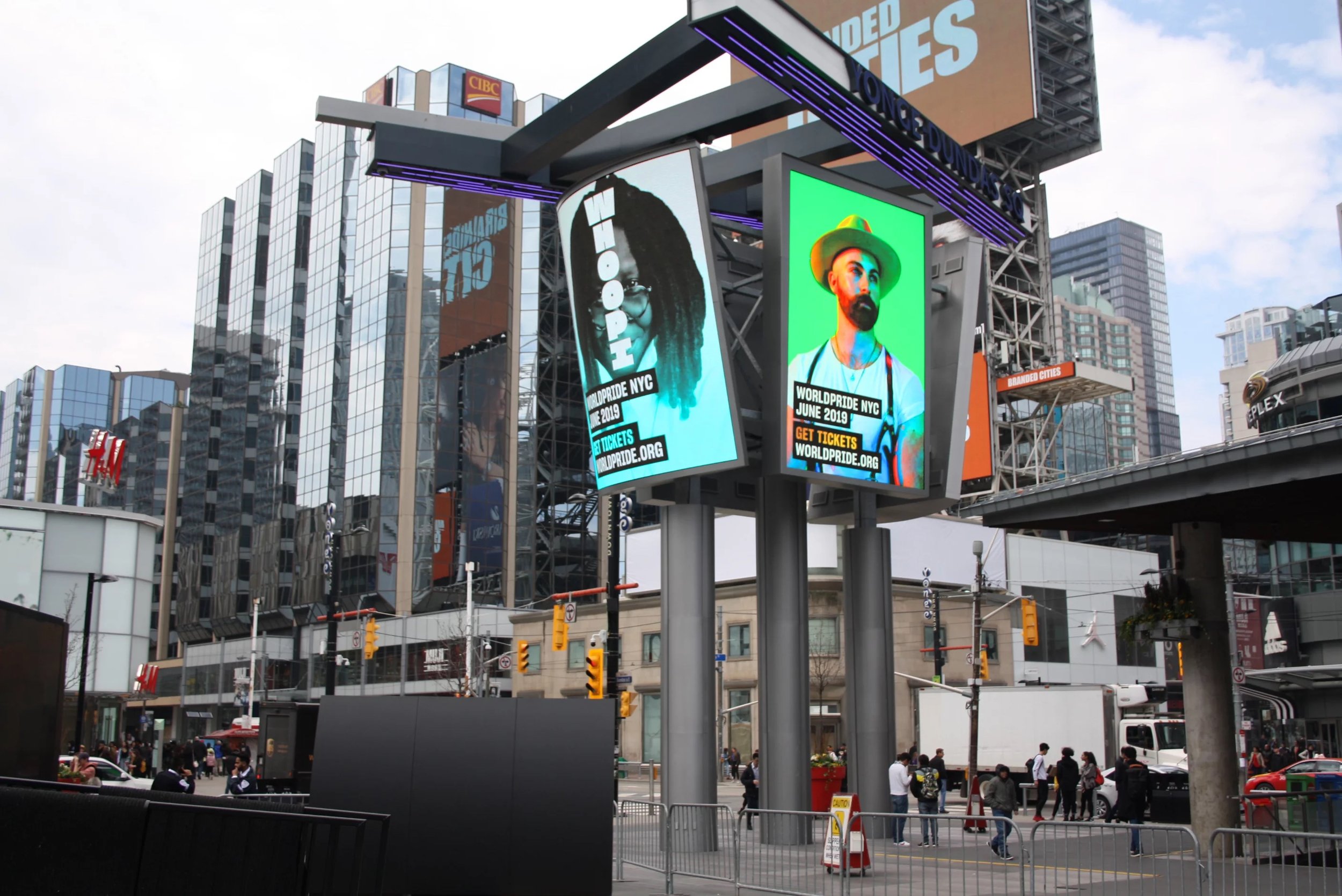 OOH Campaign - Whoopi Goldberg and Original Creative