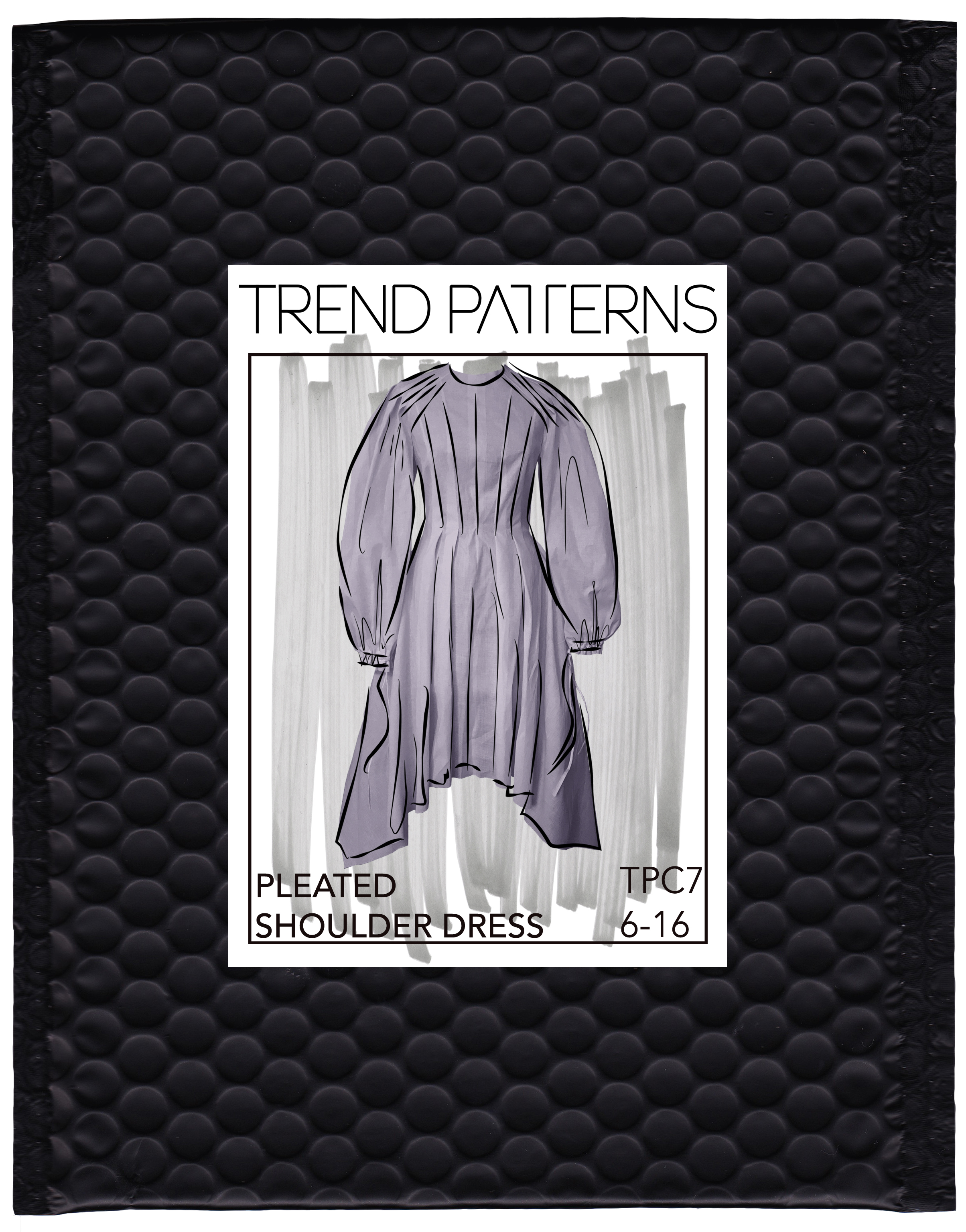 Trend Patterns TPC18 Twist Dress - The Fold Line