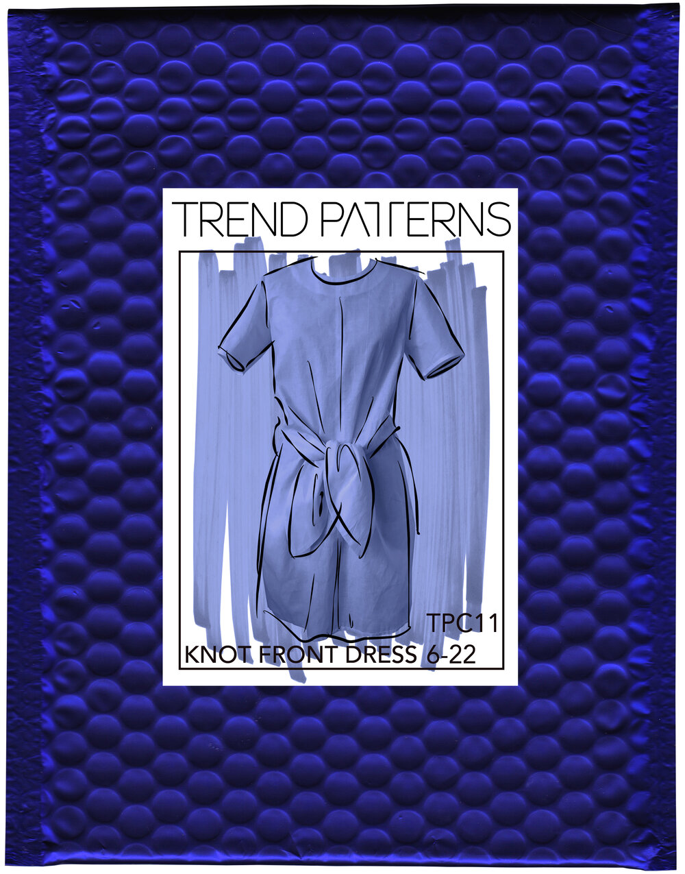 TPC11//KNOT FRONT DRESS — TREND PATTERNS
