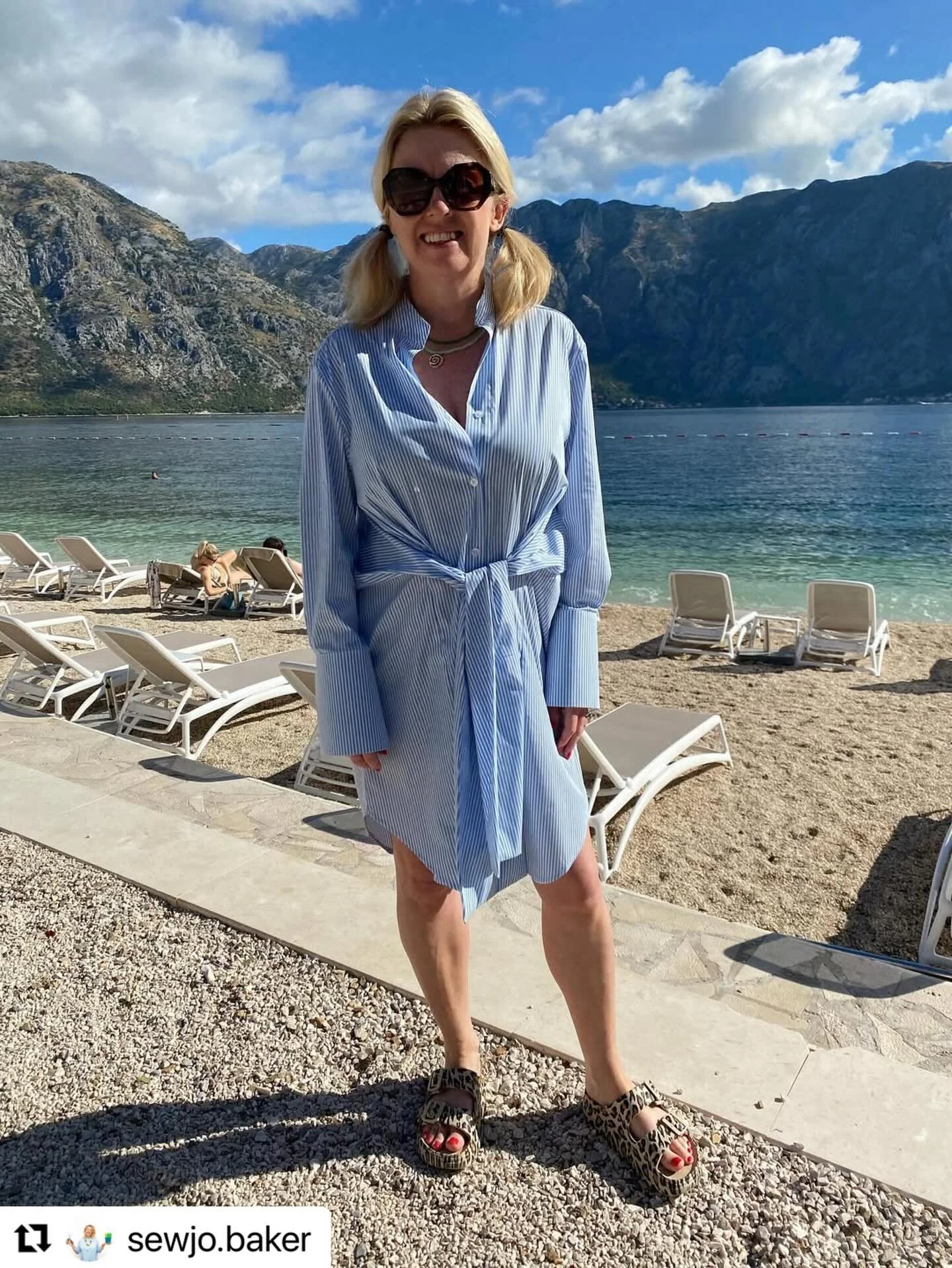 Love this Tie Shirt dress and I need one immediately!!

#Repost @sewjo.baker with @use.repost
・・・
I love a sewing pattern with an unusual cut - and this shirt dress with integral waist ties is just that. My vision was a holiday shirt dress that would