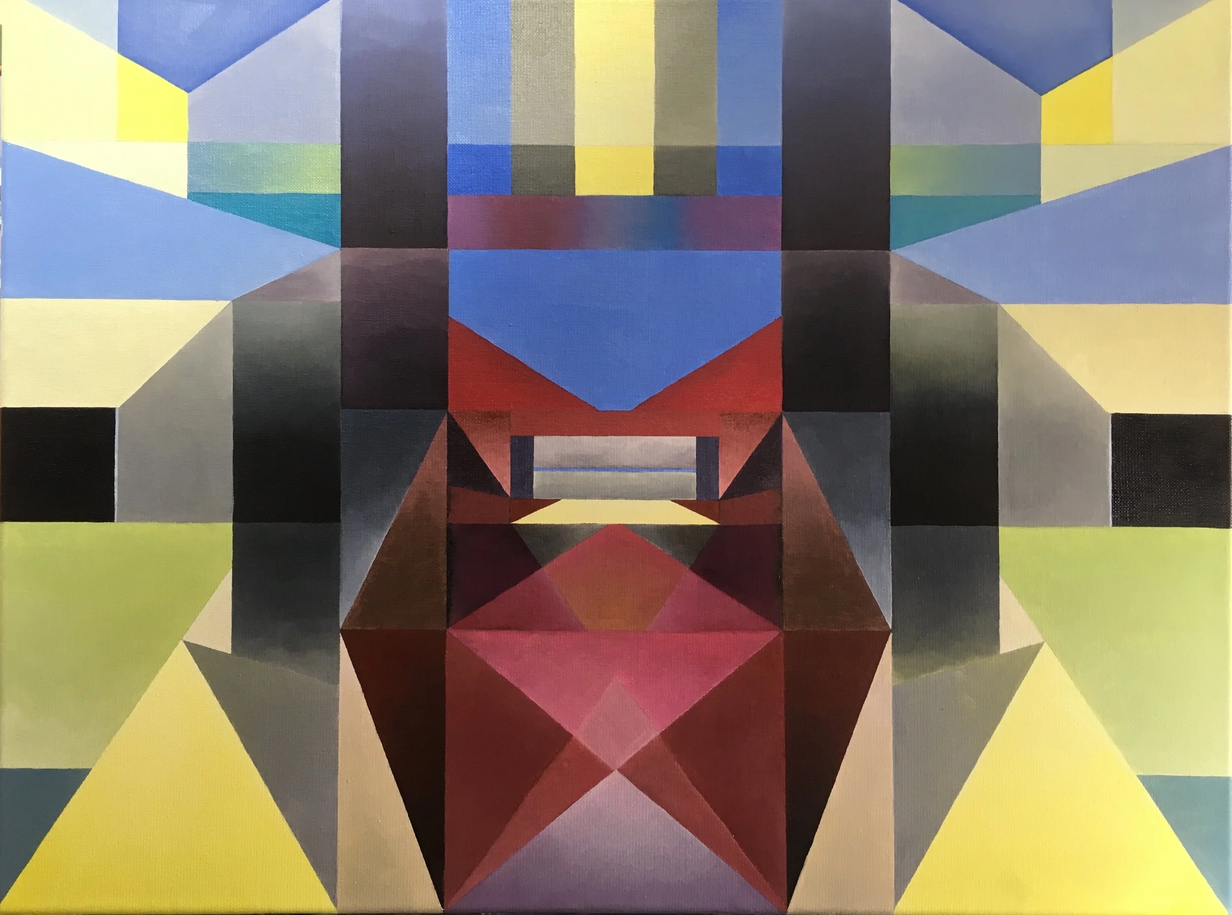 Oil on canvas 48 x 61cm, 2018