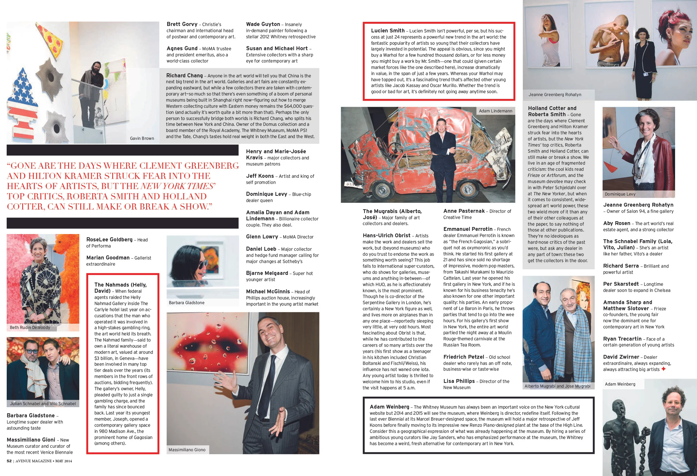 THE ART POWER LIST