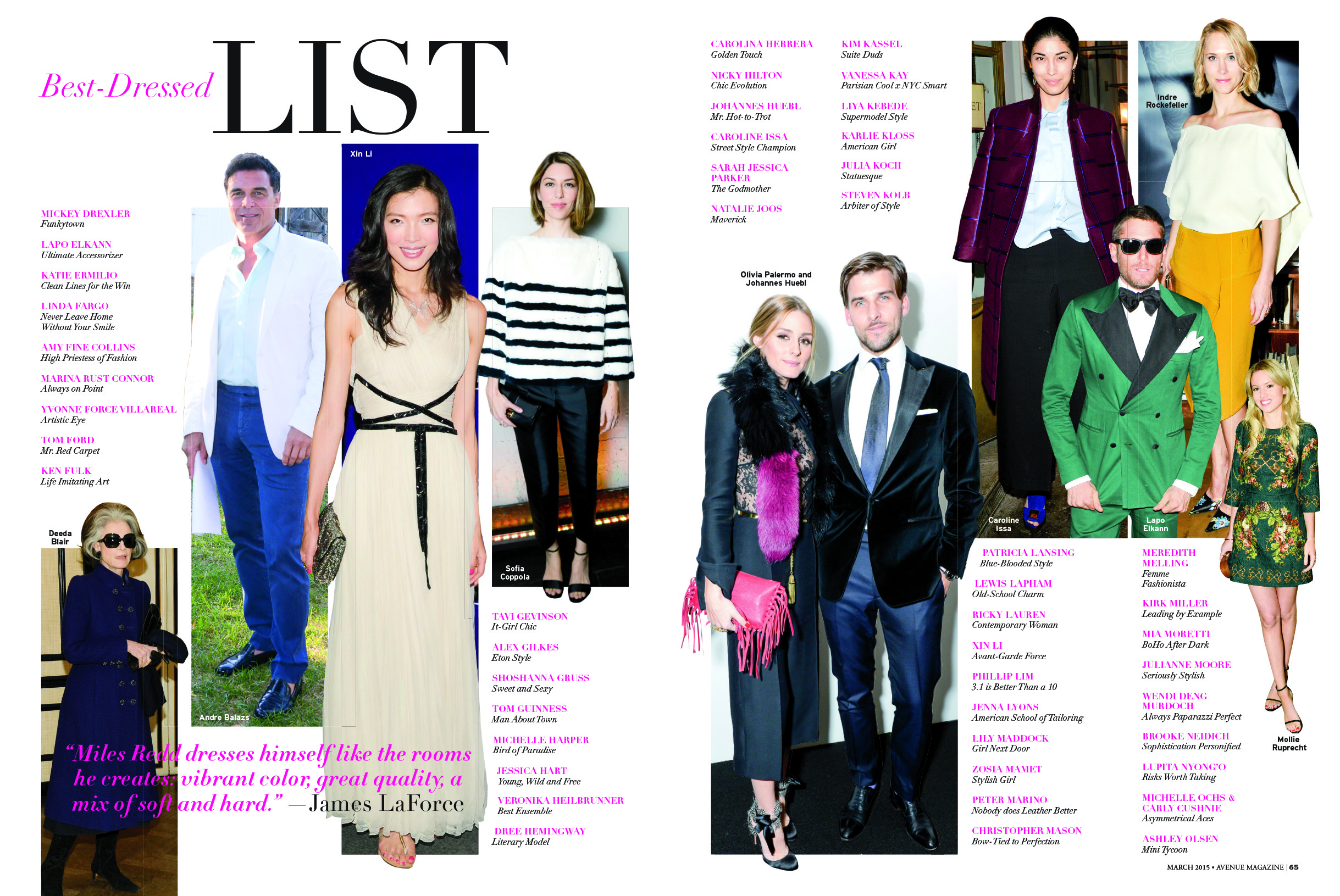 THE 100 BEST DRESSED NEW YORKERS