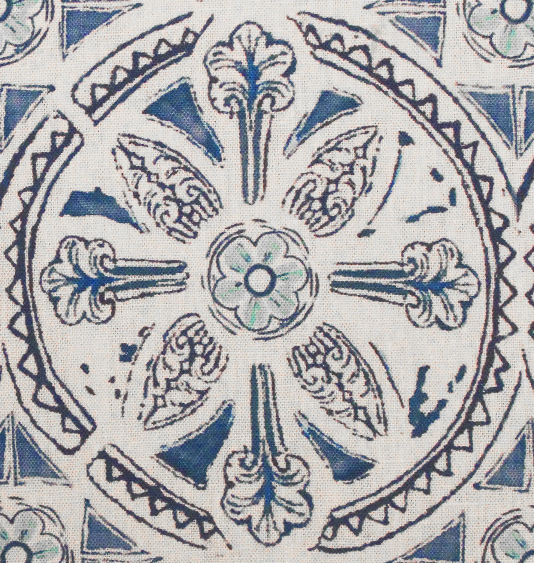 Grand Circle Batik: Blue
