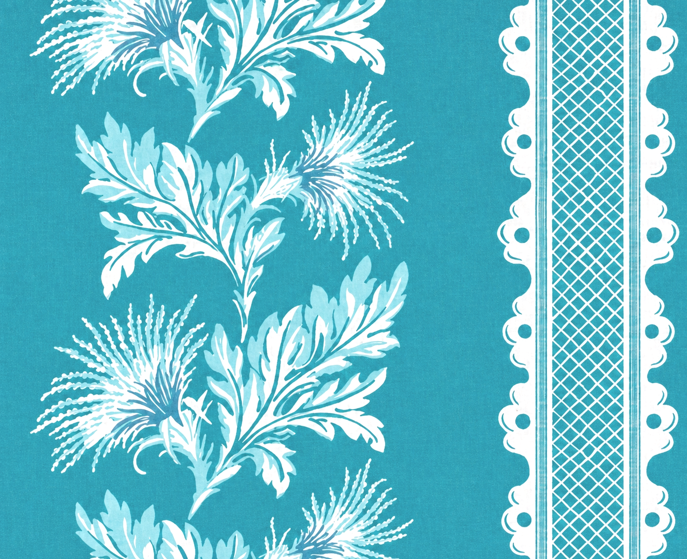 Great Thistle Stripe Cerulean