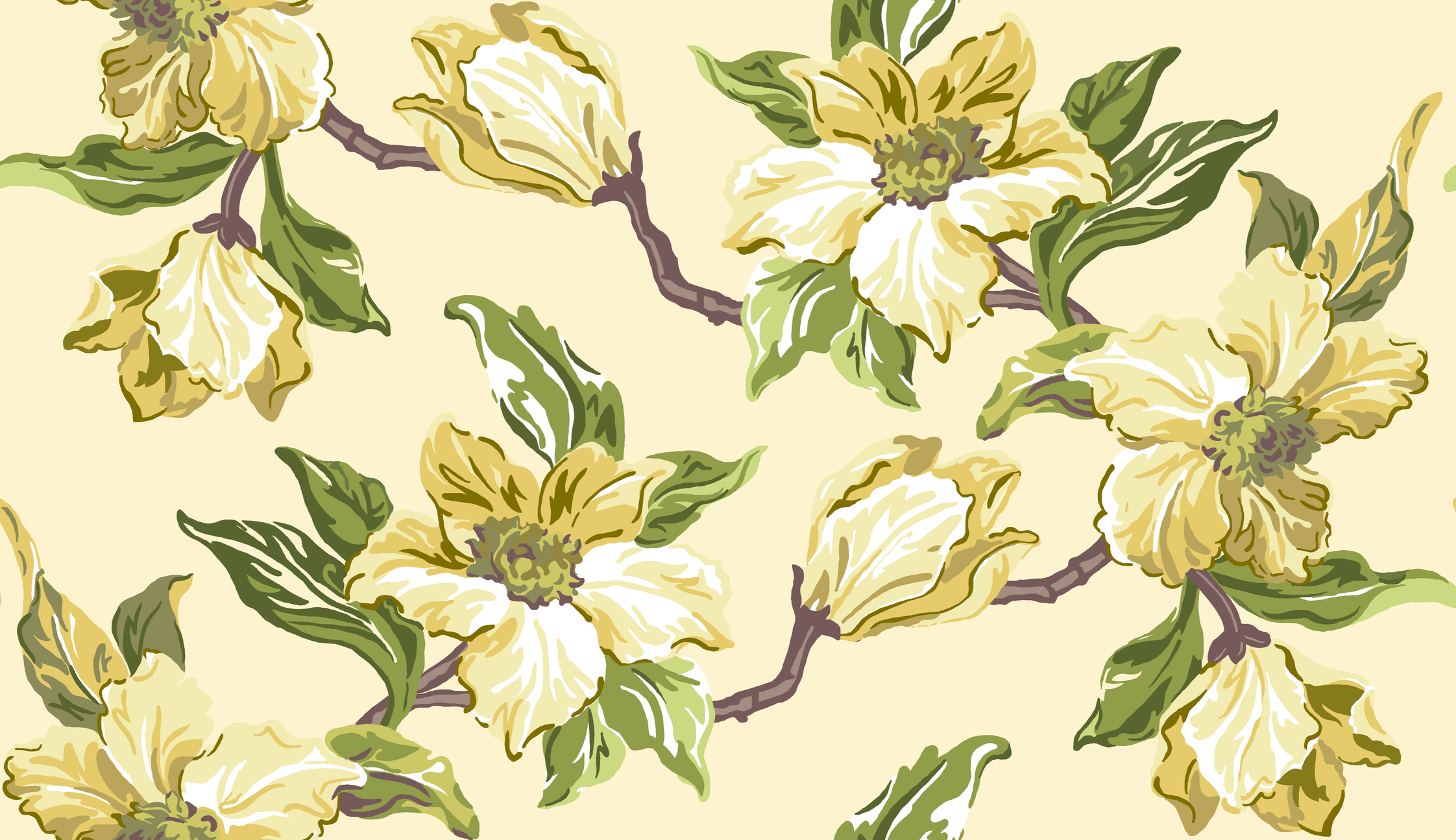 Magnolia Butter Wallpaper