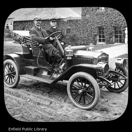 Levi Abbe and His Car