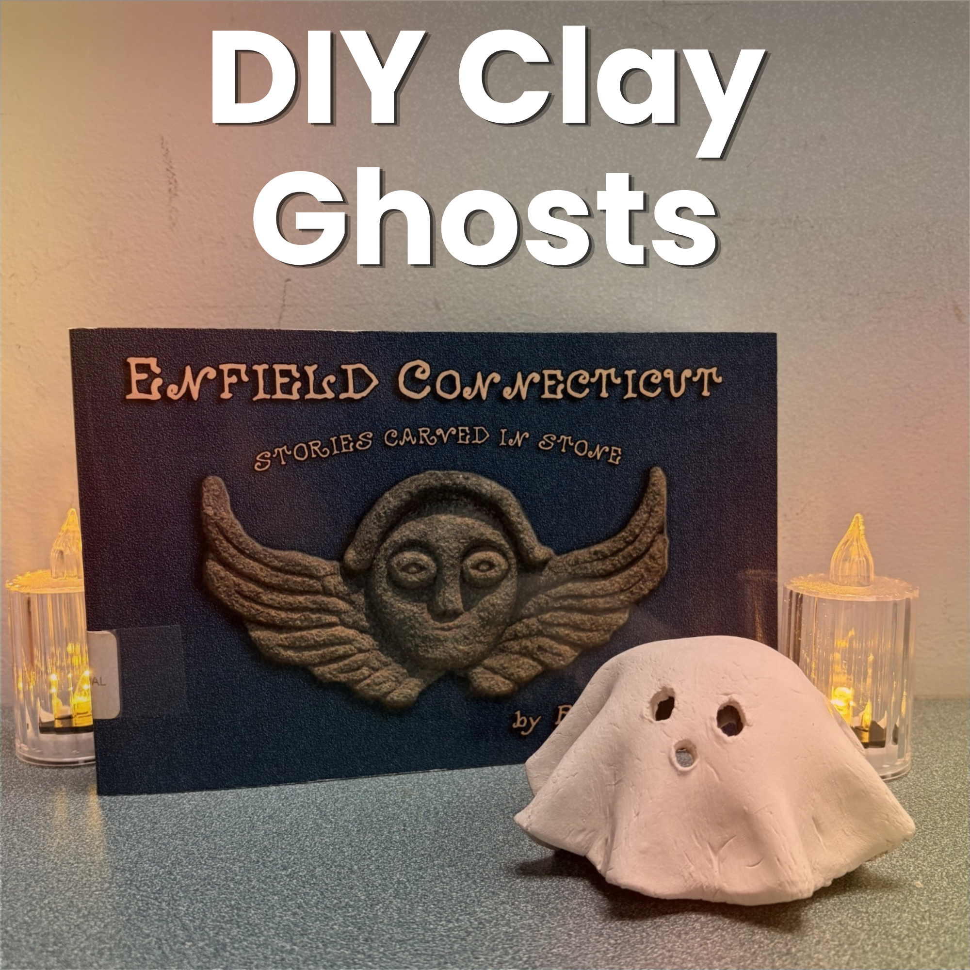 DIY Clay Ghosts