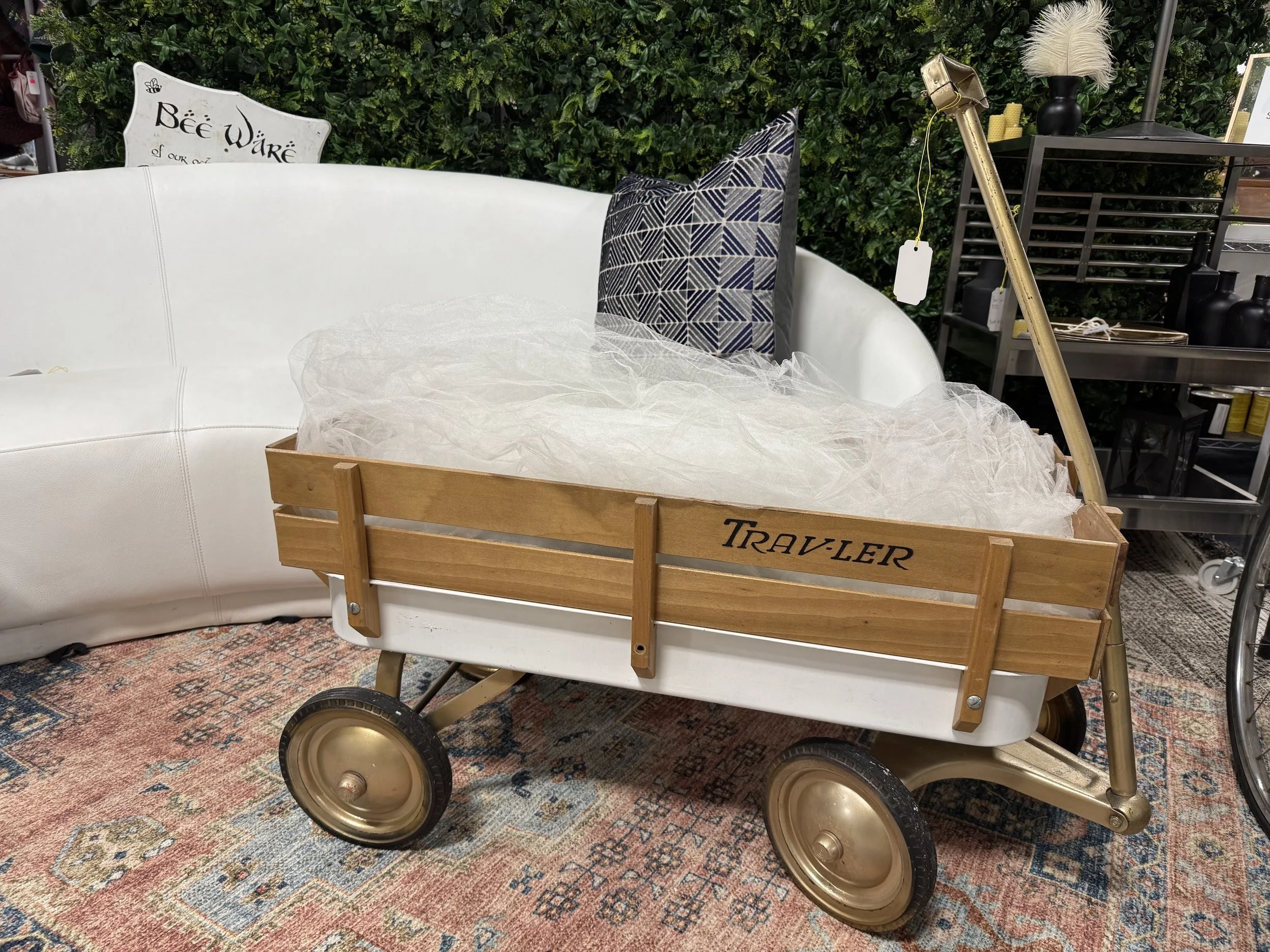 Flower Girl Ring Bearer Wagon