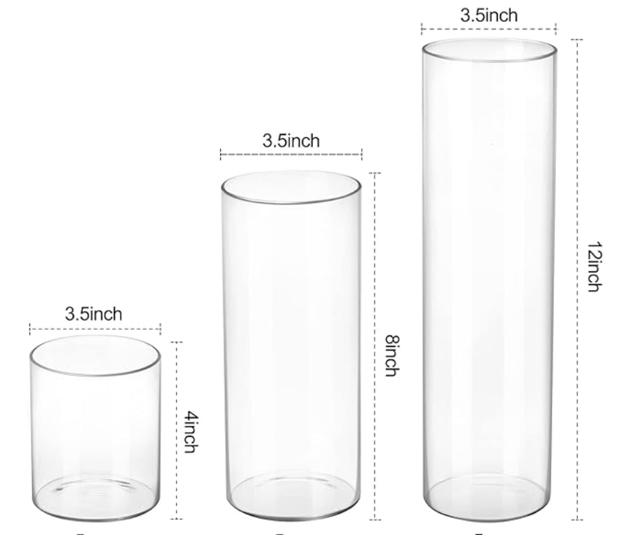 Glass Vase Set 
