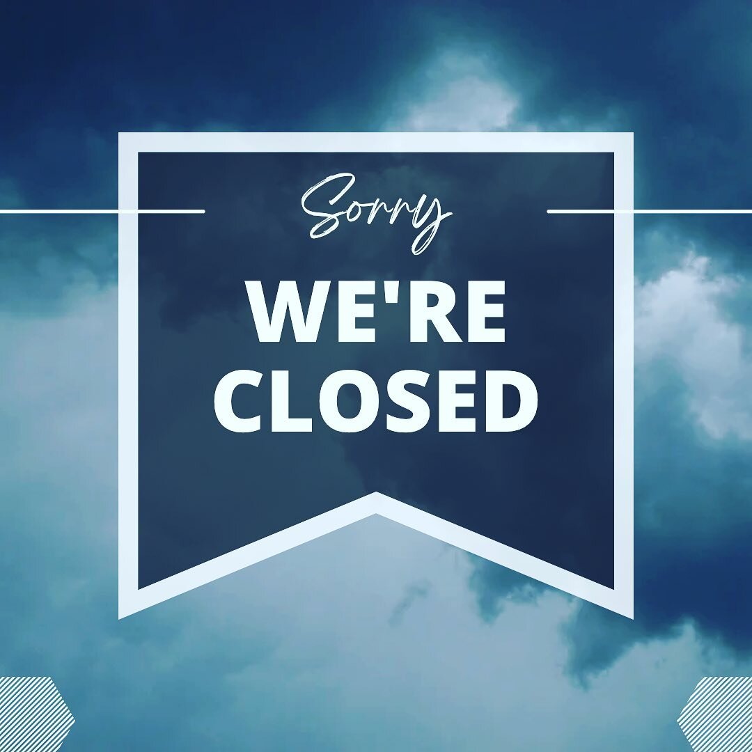 Due to inclement weather we will be closing today at 4 pm. We do apologize for any inconvenience this may have caused you!