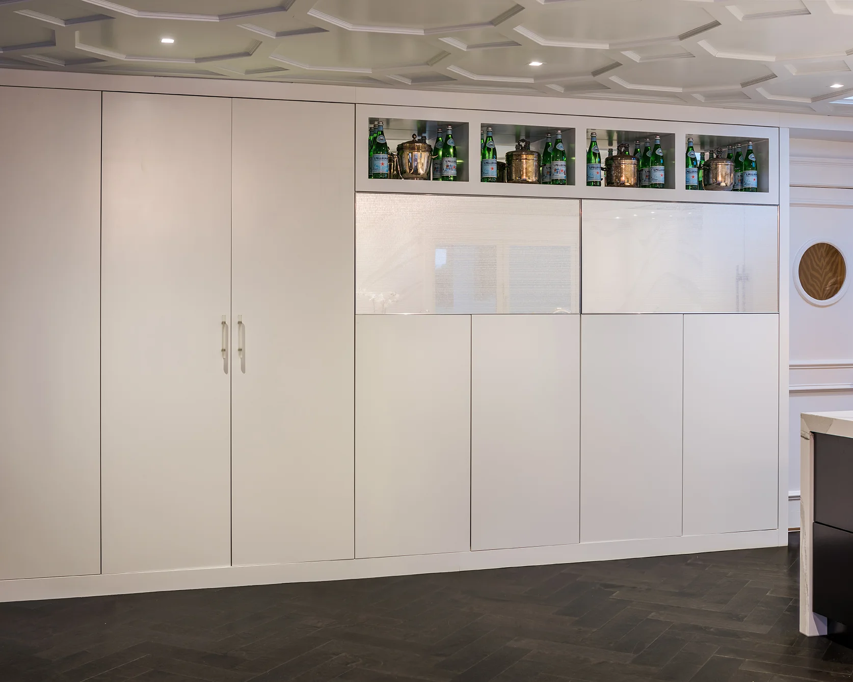 Rice Glass Horizontal Doors
