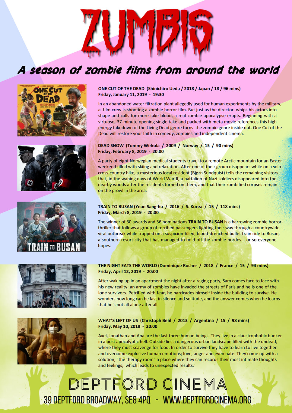 Cartaz de filme de zumbi – Zombies on Broadway