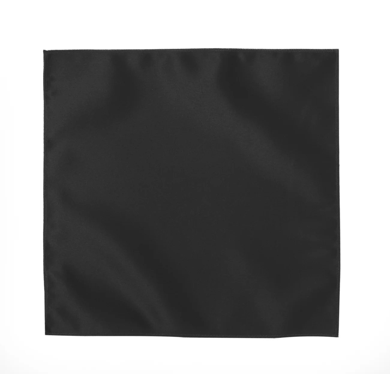 Black Pocket Square
