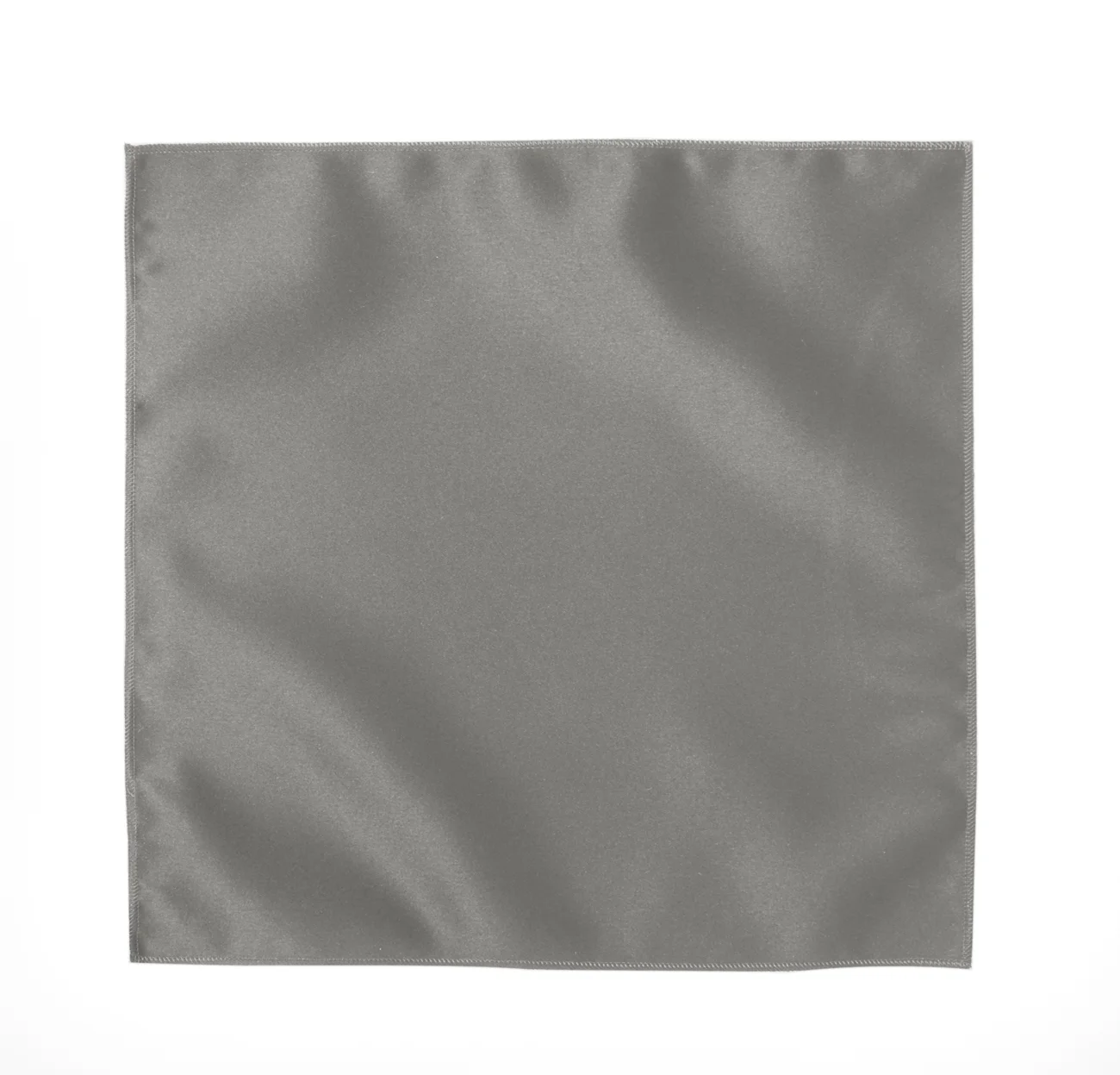 Silver Pocket Square