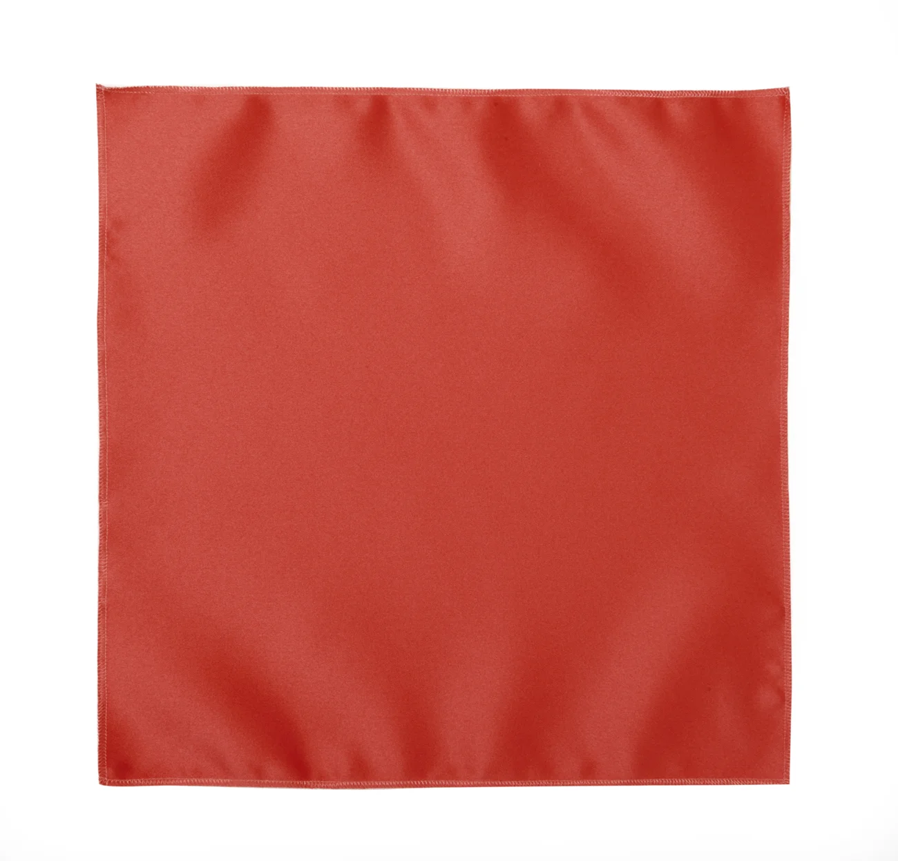 Coral Pocket Square
