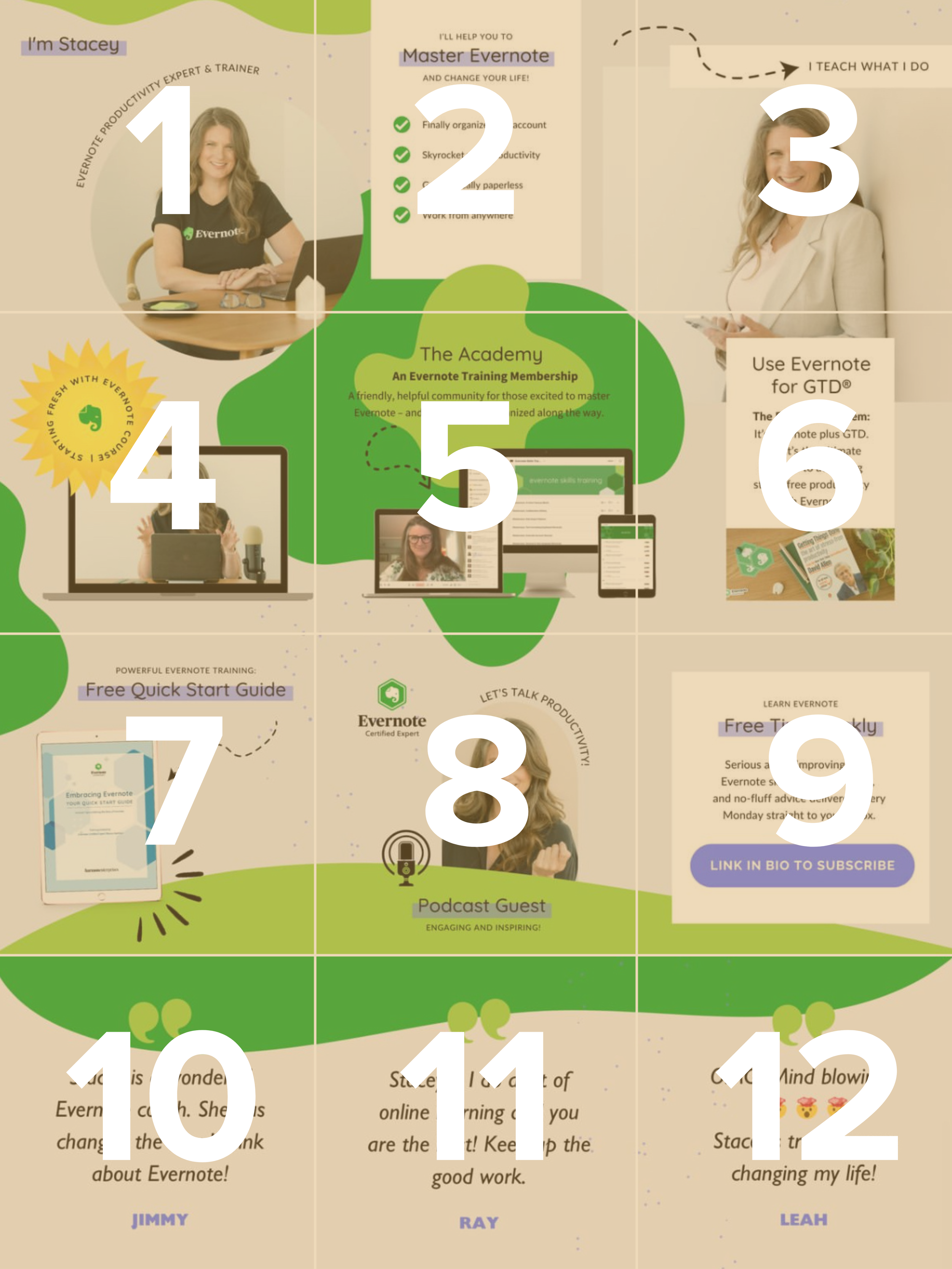 Creating a Static 12-Grid Customer Attracting Machine on Instagram