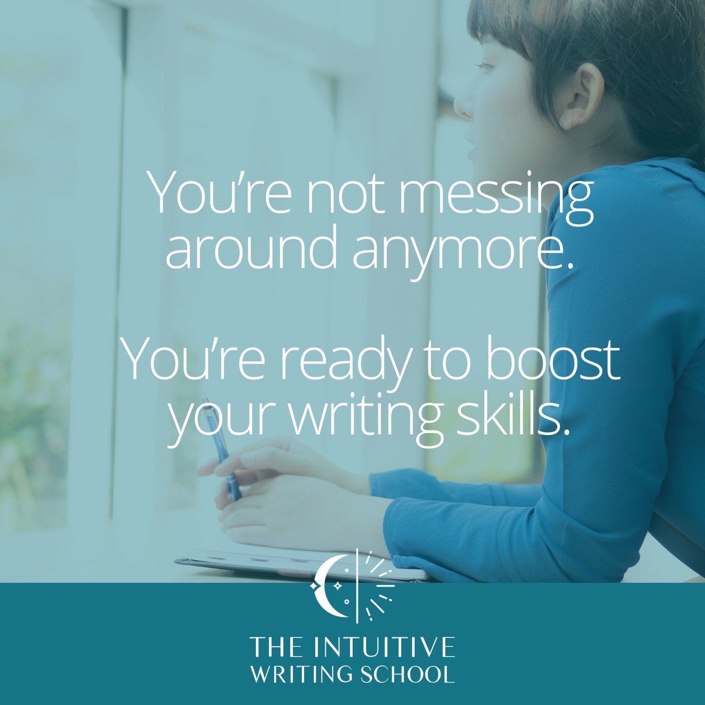 You're ready to nurture your writing skills.

🚀 Write better website copy
🚀&nbsp;Create consistent content for your blog, emails, and social
🚀&nbsp;Finish your big writing projects like books
🚀&nbsp;Stand out online while being fully authentic
🚀