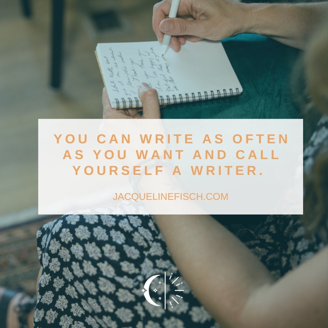 You don't need to write every day to call yourself a writer. 

There's a lot of BS advice out there for all kinds of writers...

Copywriters
Authors
Ghostwriters
Content writers
Poets

Write as often as you want and stop listening to advice from peop