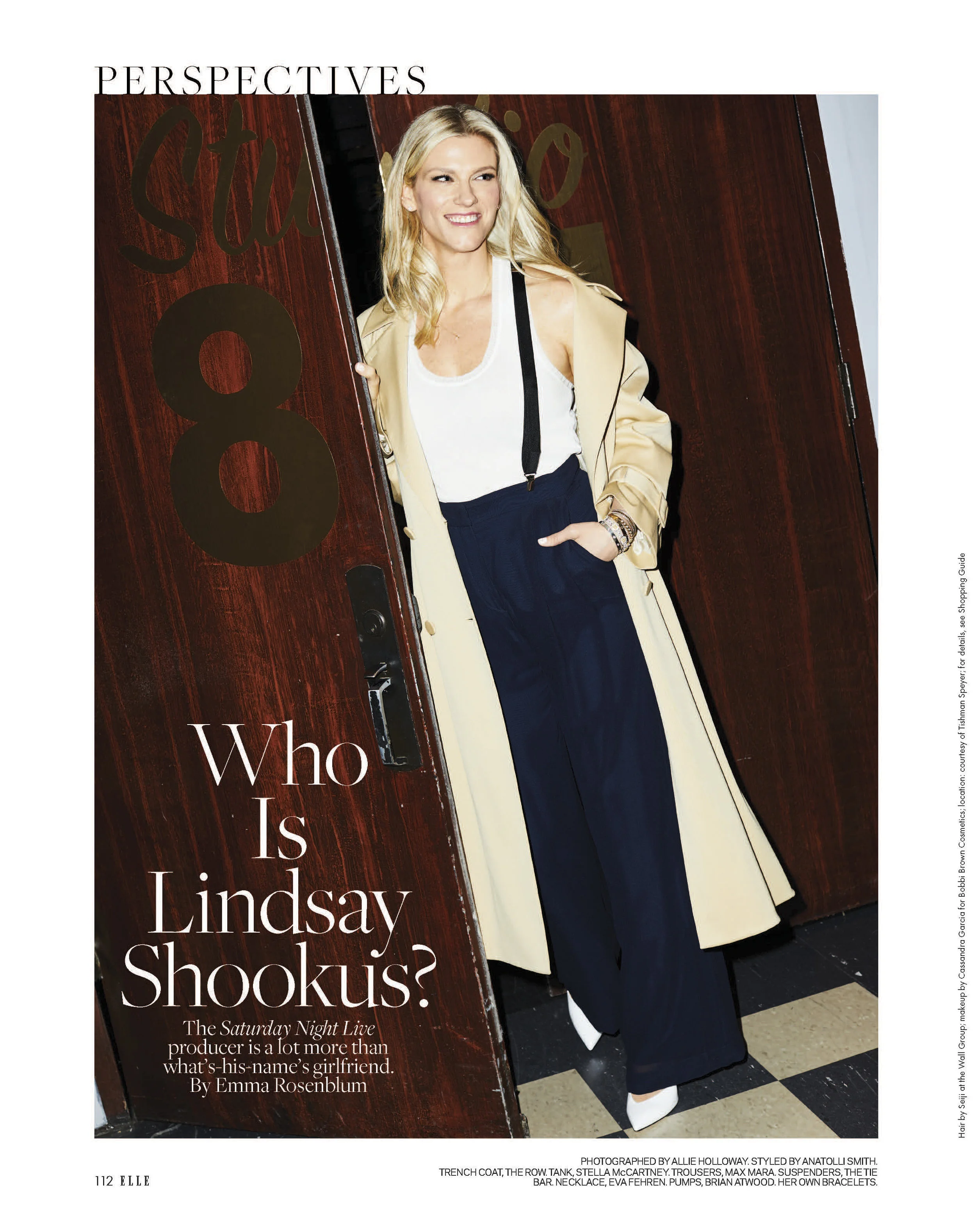 Lindsay Shookus, SNL producer (ELLE 2018, ph: Allie Holloway)