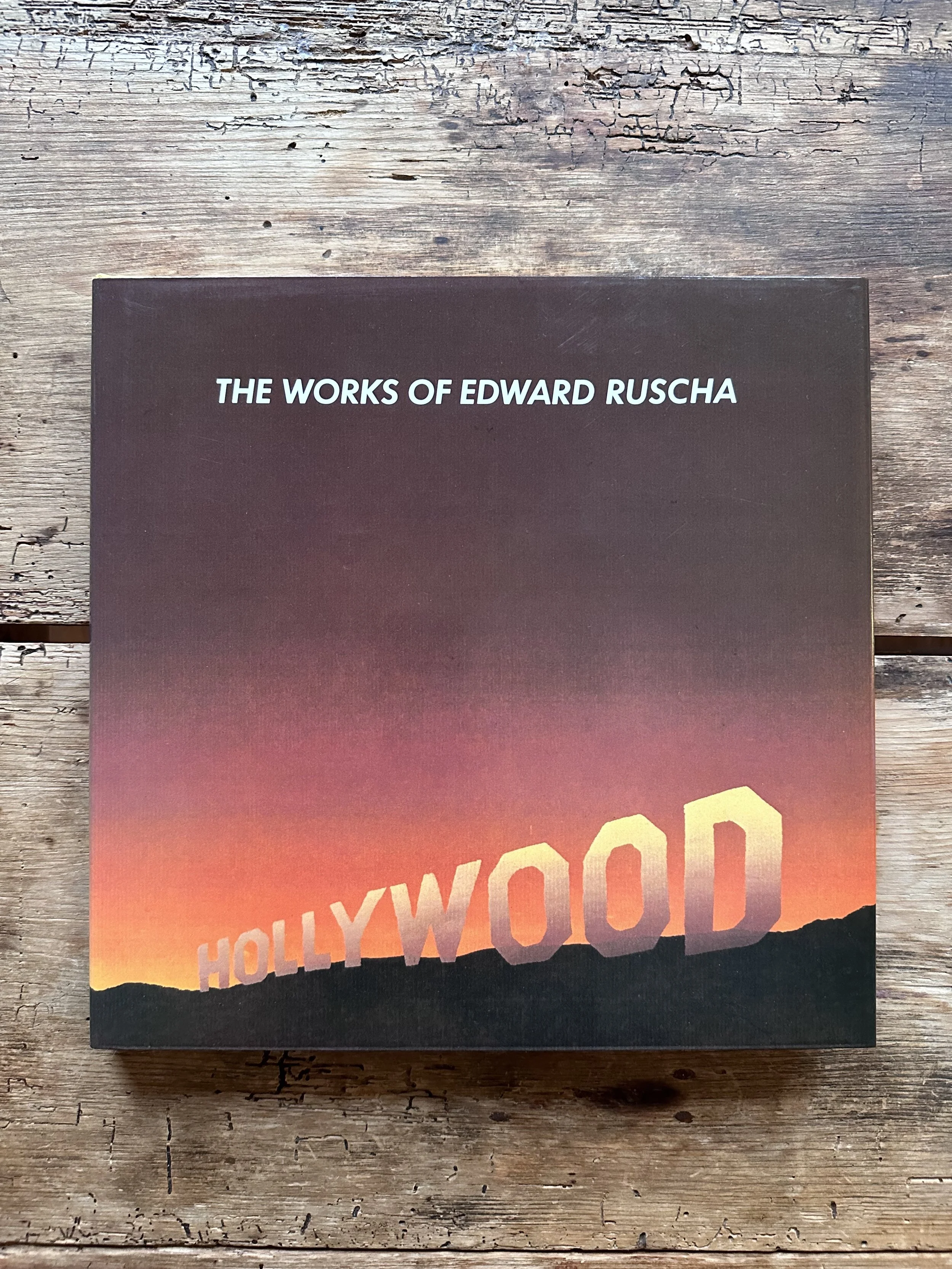 THE WORKS OF EDWARD RUSCHA (FIRST ED.)