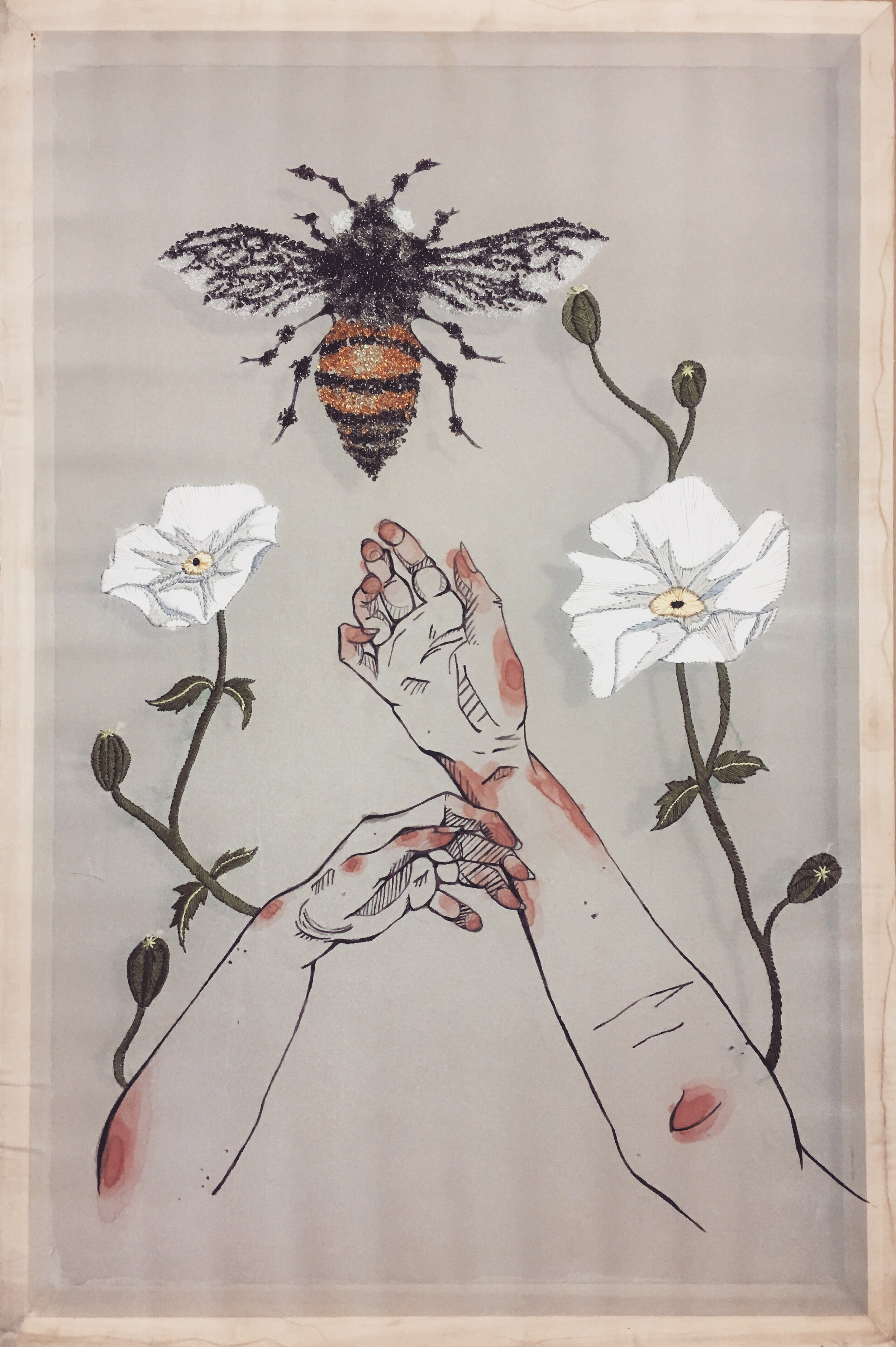 Mending the Apiary [Honey Bee • Prickly Poppy • Touch]