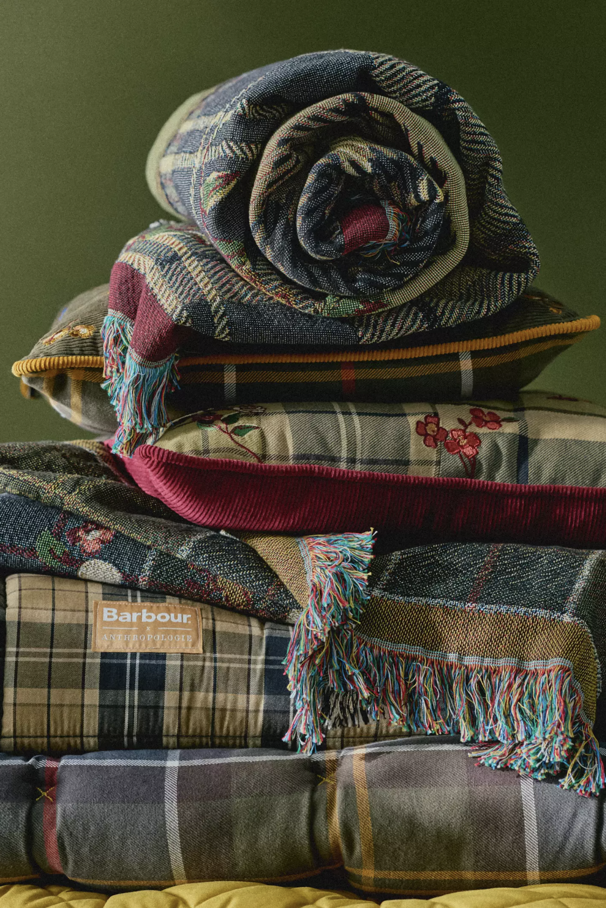 Barbour x Anthropologie Textile Stack - Styled Photo