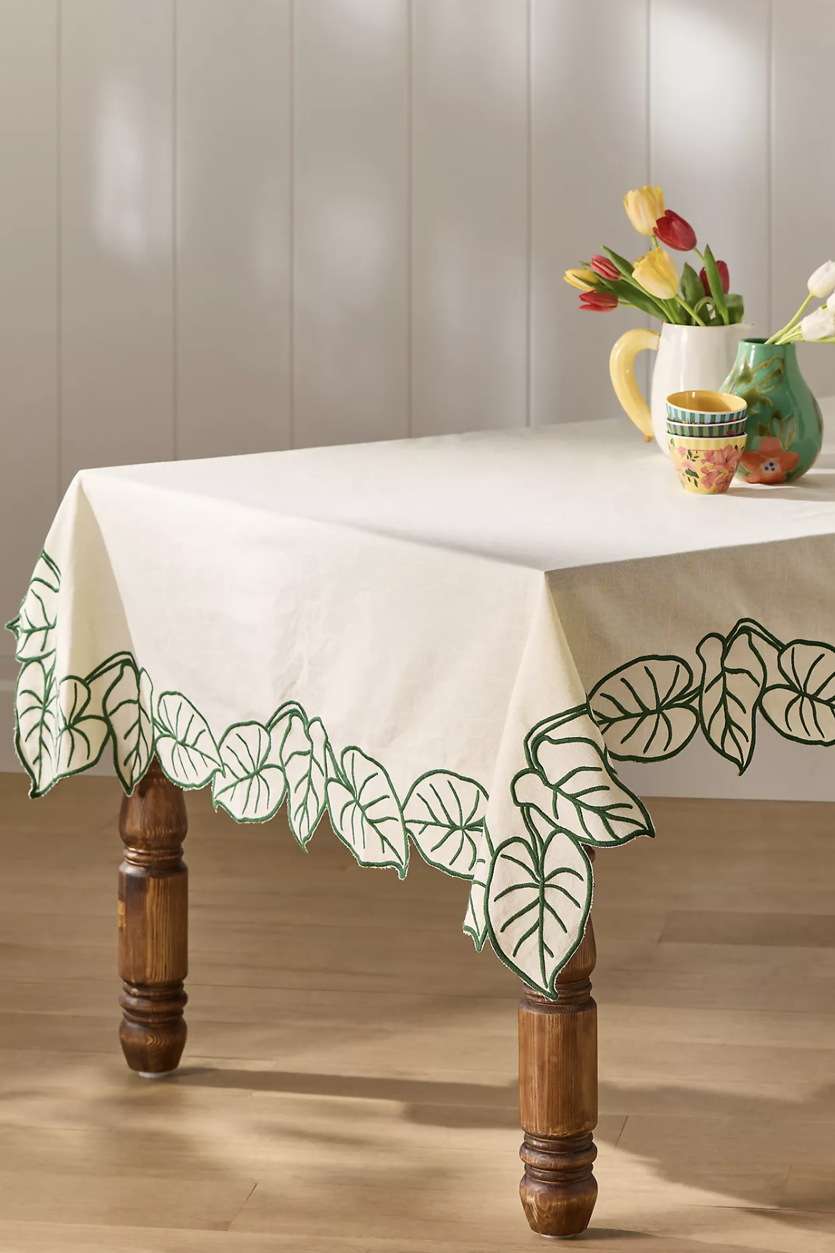 Farm Rio x Anthropologie Embroidered Tablecloth - Product Photo