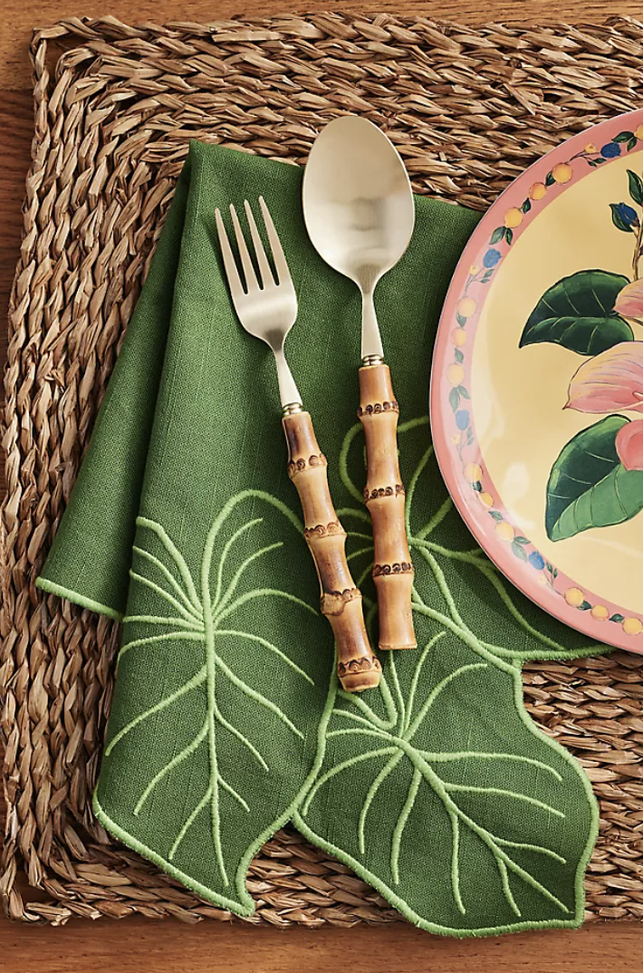 Farm Rio x Anthropologie Embroidered Napkin - Product Photo
