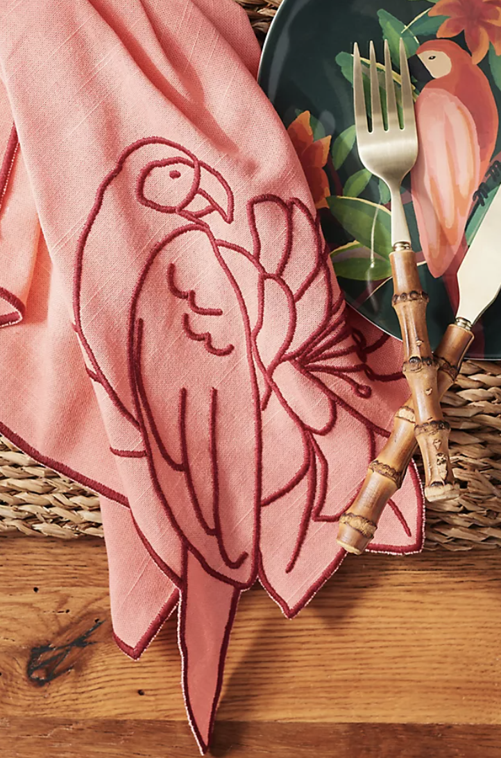 Farm Rio x Anthropologie Embroidered Napkin - Product Photo