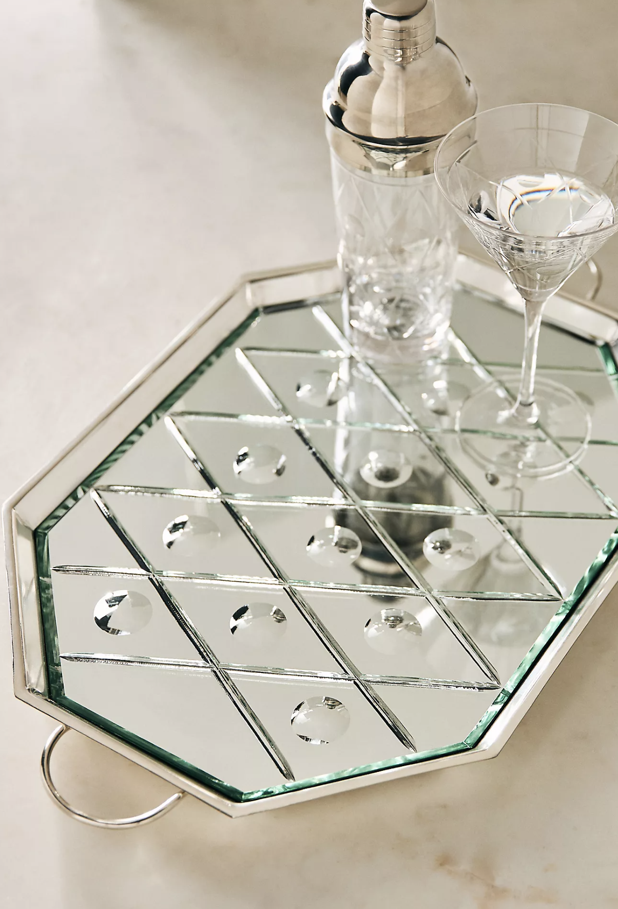 The Met x Anthropologie Mirrored Tray - Product Photo