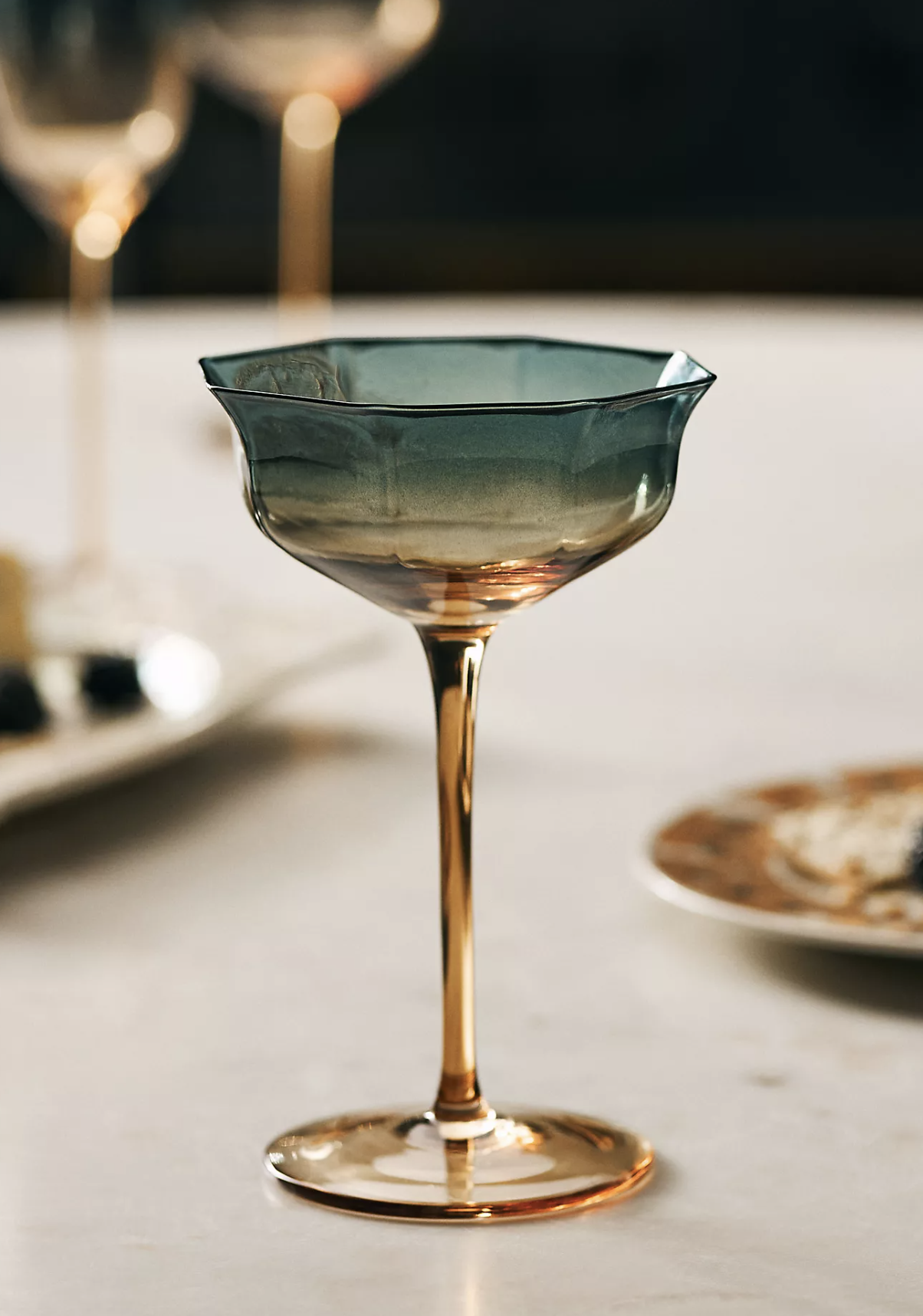 The Met x Anthropologie Coupe Glass - Product Photo