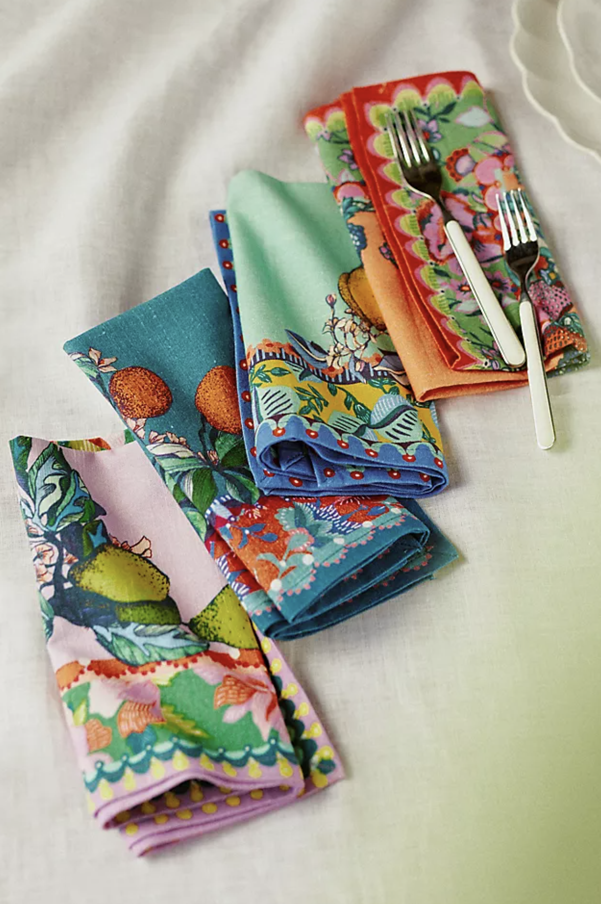 Alexandra Farmer x Anthropologie Napkins - Styled Photo