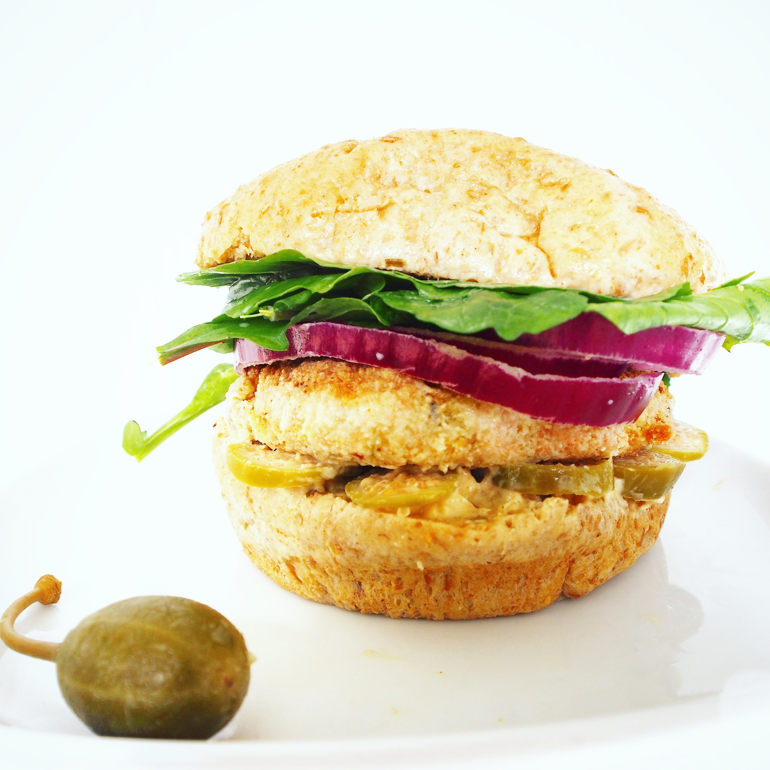 Chipotle Salmon Burger Recipe