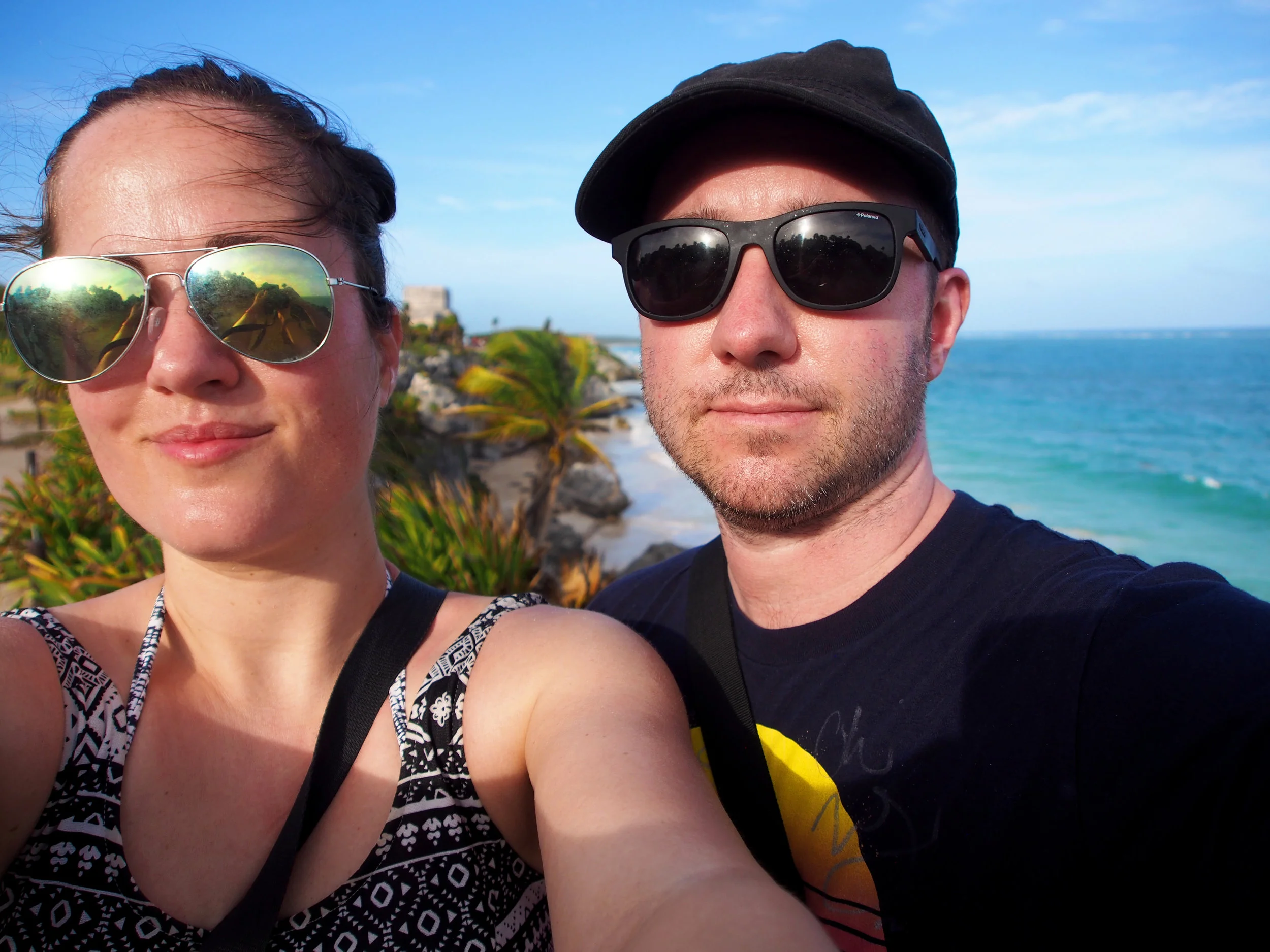 Selfie at the tulum ruins