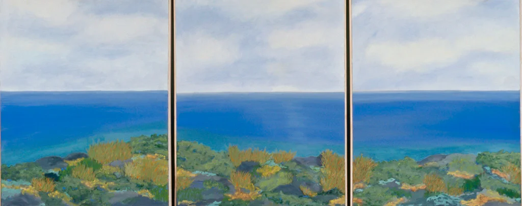 Sea Through the Windows, #33, oil on canvas, 30" x 72", sold