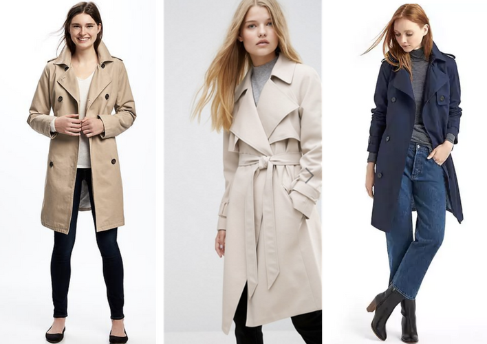 The Best Trench Coats Under 100 Mbg, Old Navy Khaki Trench Coat Womens