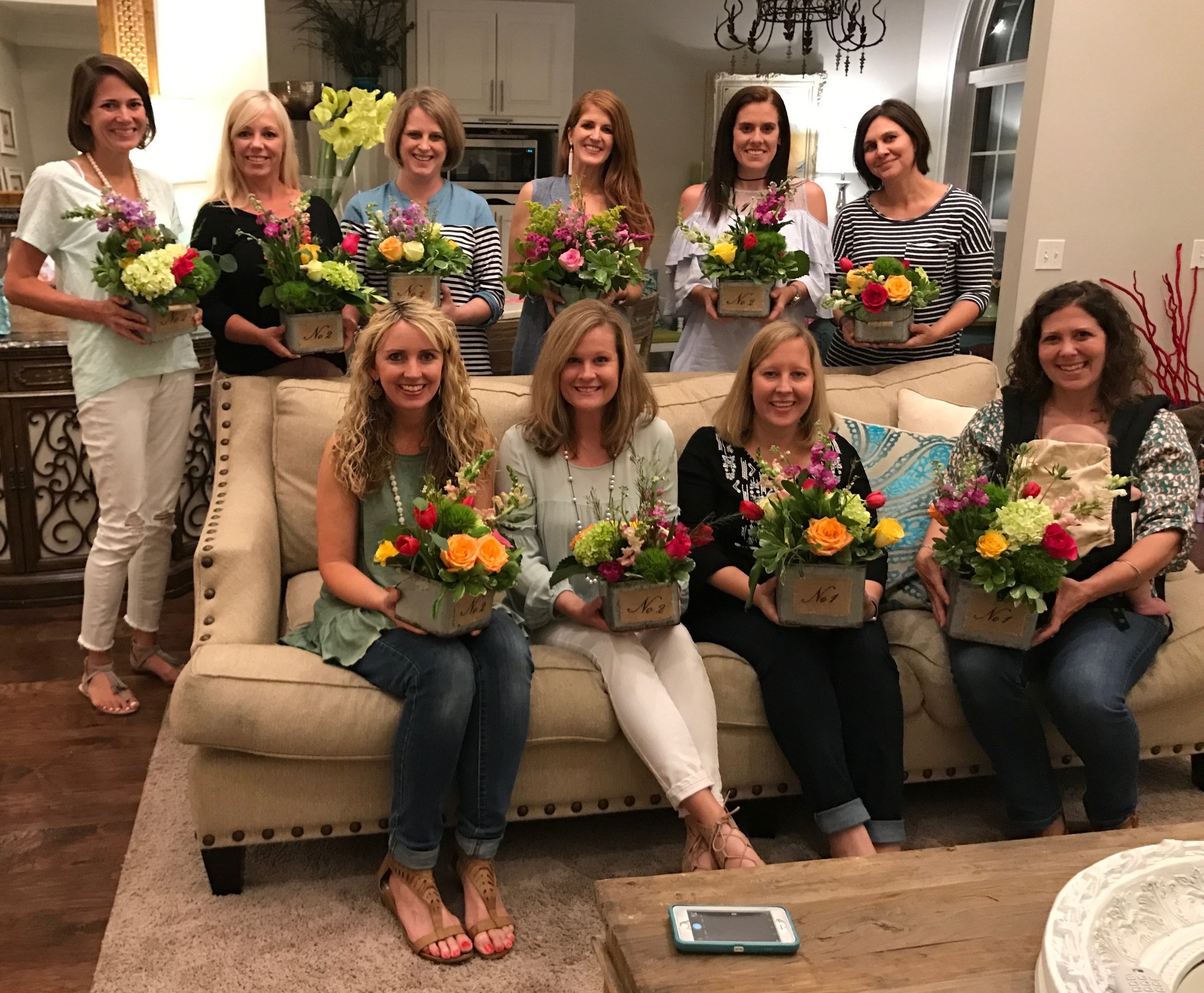 A neighborhood girls' night out!