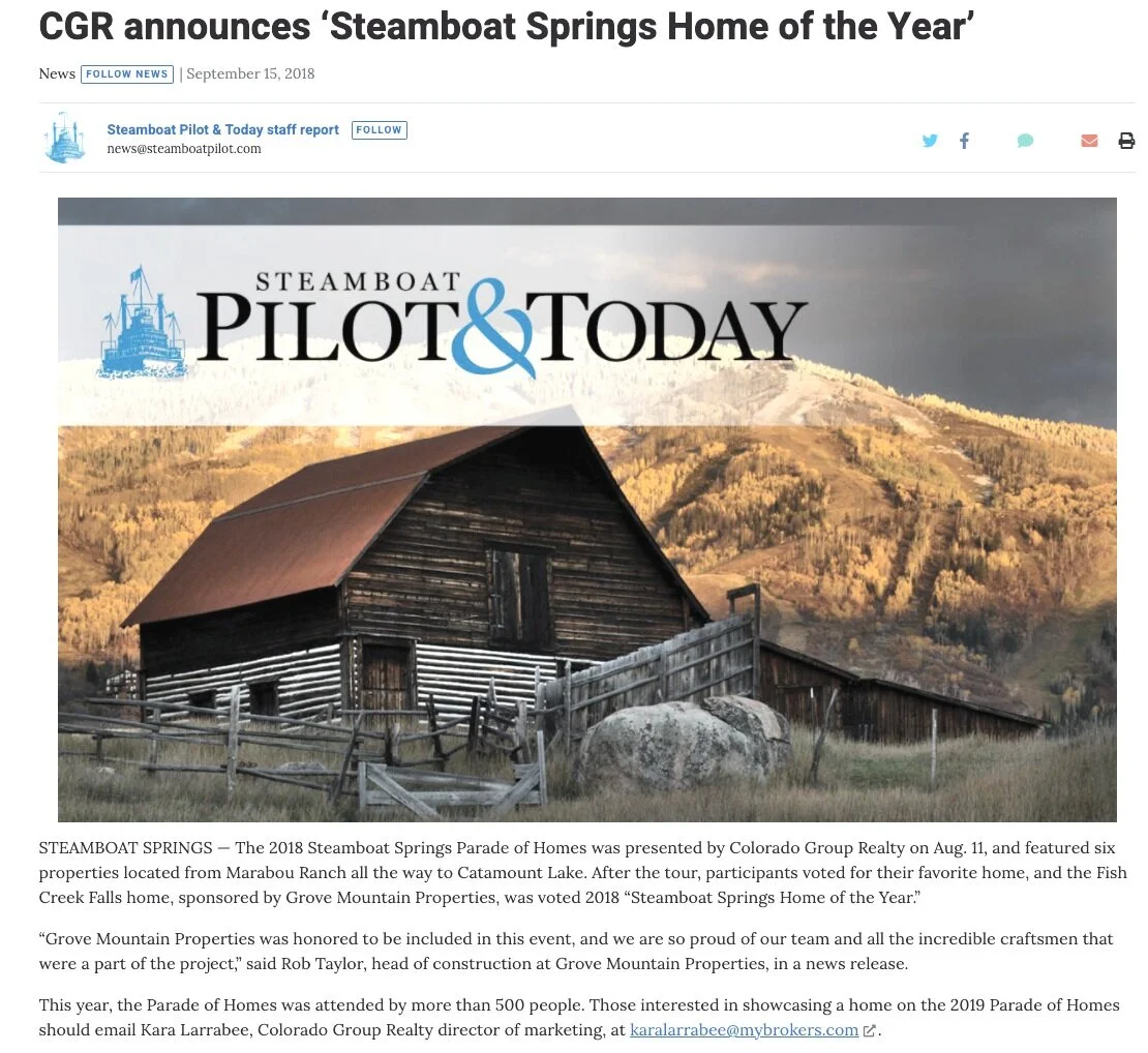 STEAMBOAT PILOT NEWS