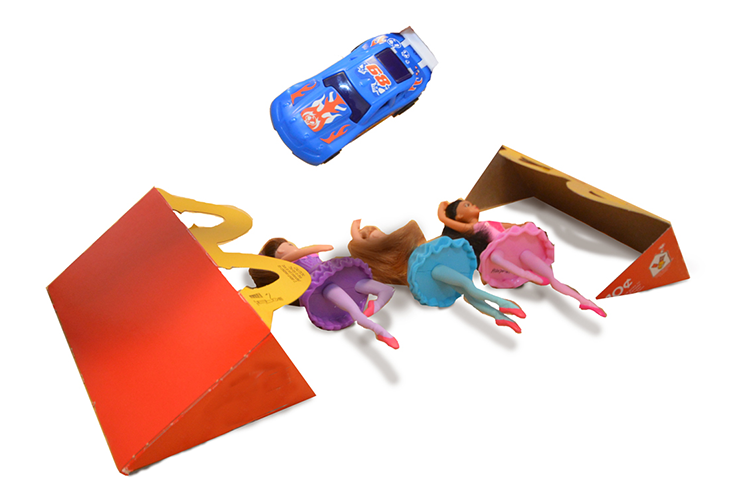 The McNugget Jump. The The French Fry Floater. The death-defying Barbie Leap.
