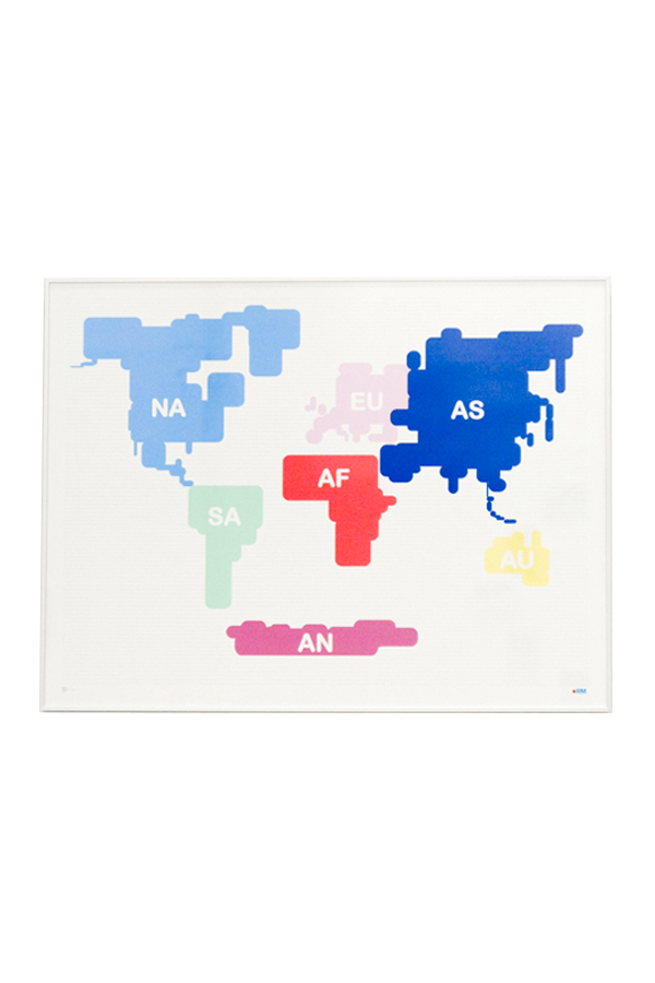 Continents print