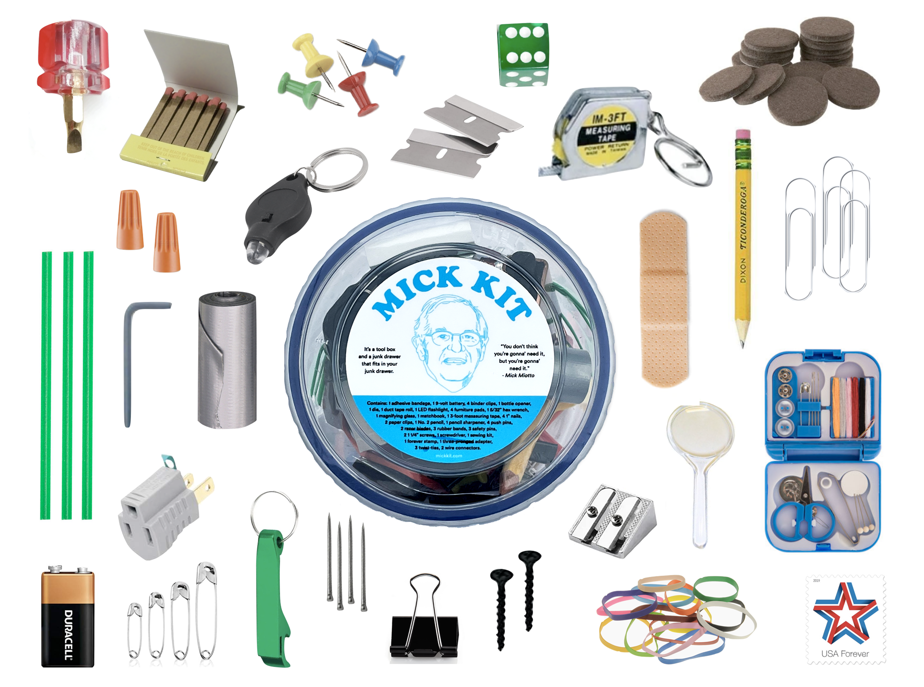 "You don't think you're gonna' need it, but you're gonna' need it." - Mick Miotto