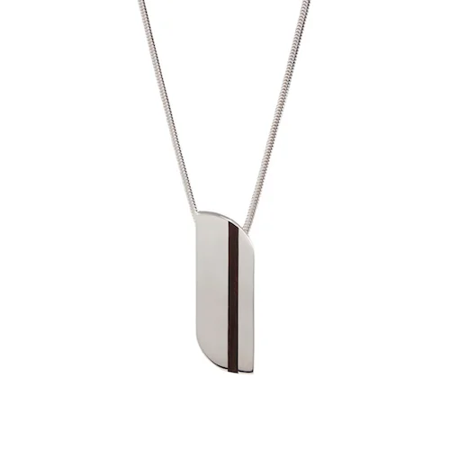 Paul Coyne - Silver and Bog Oak Pendant Necklace - 500 x 500.jpeg