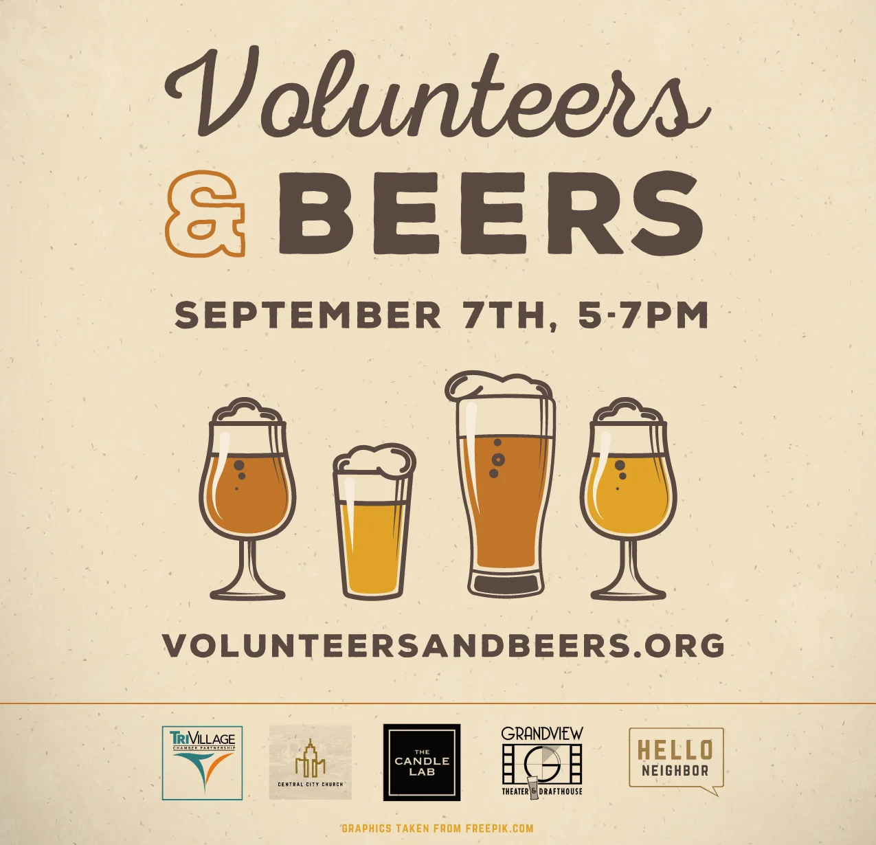 Volunteers and Beers  