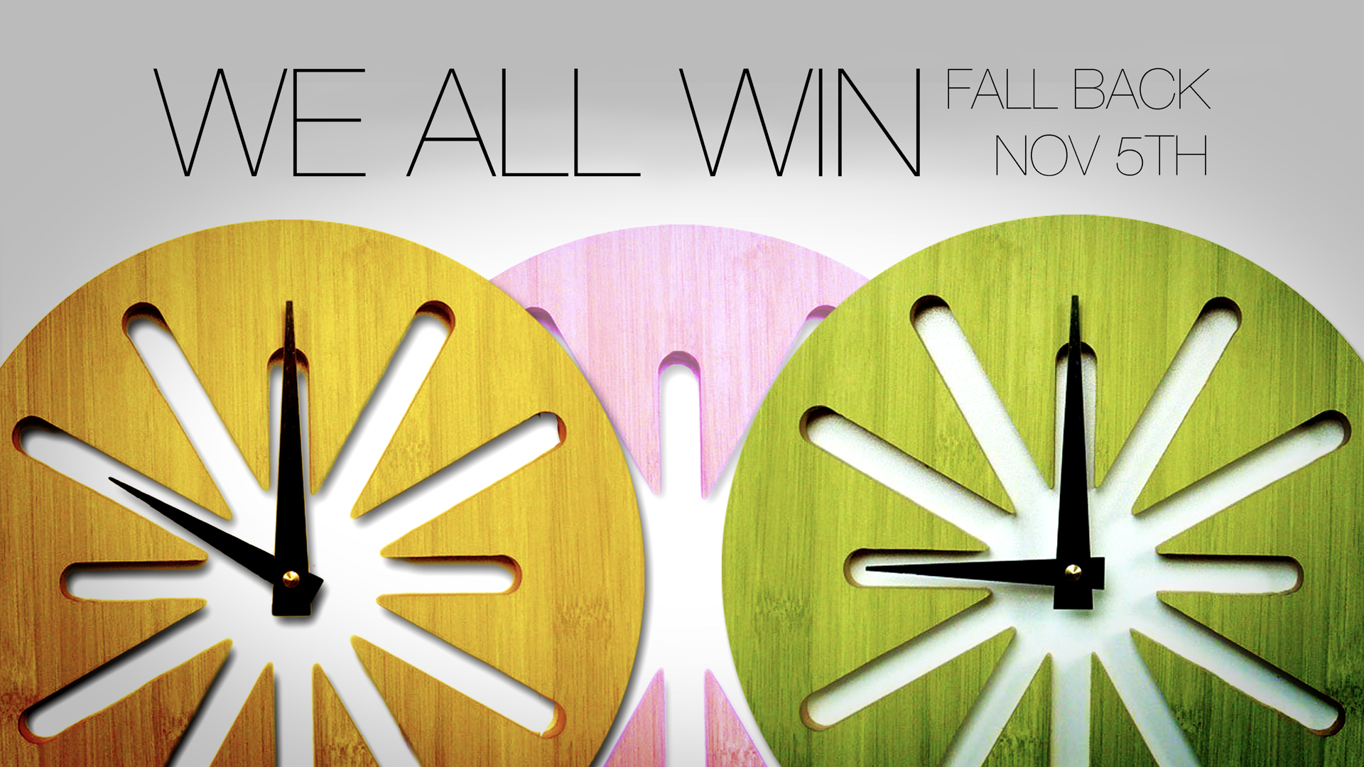 Don't forget to fall back