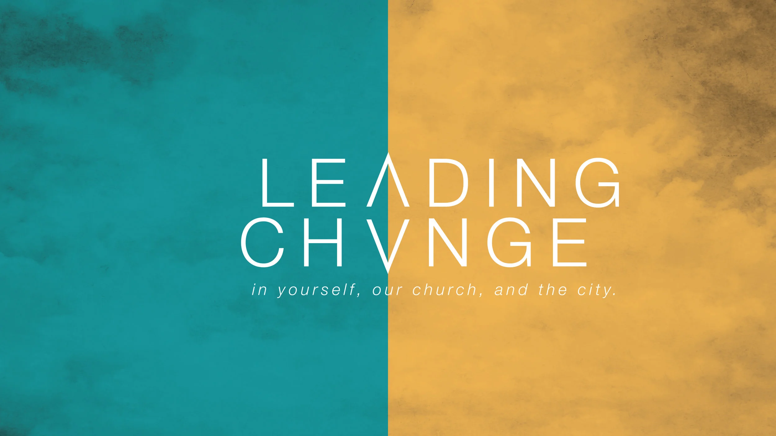 Leading Change in yourself - Week 1