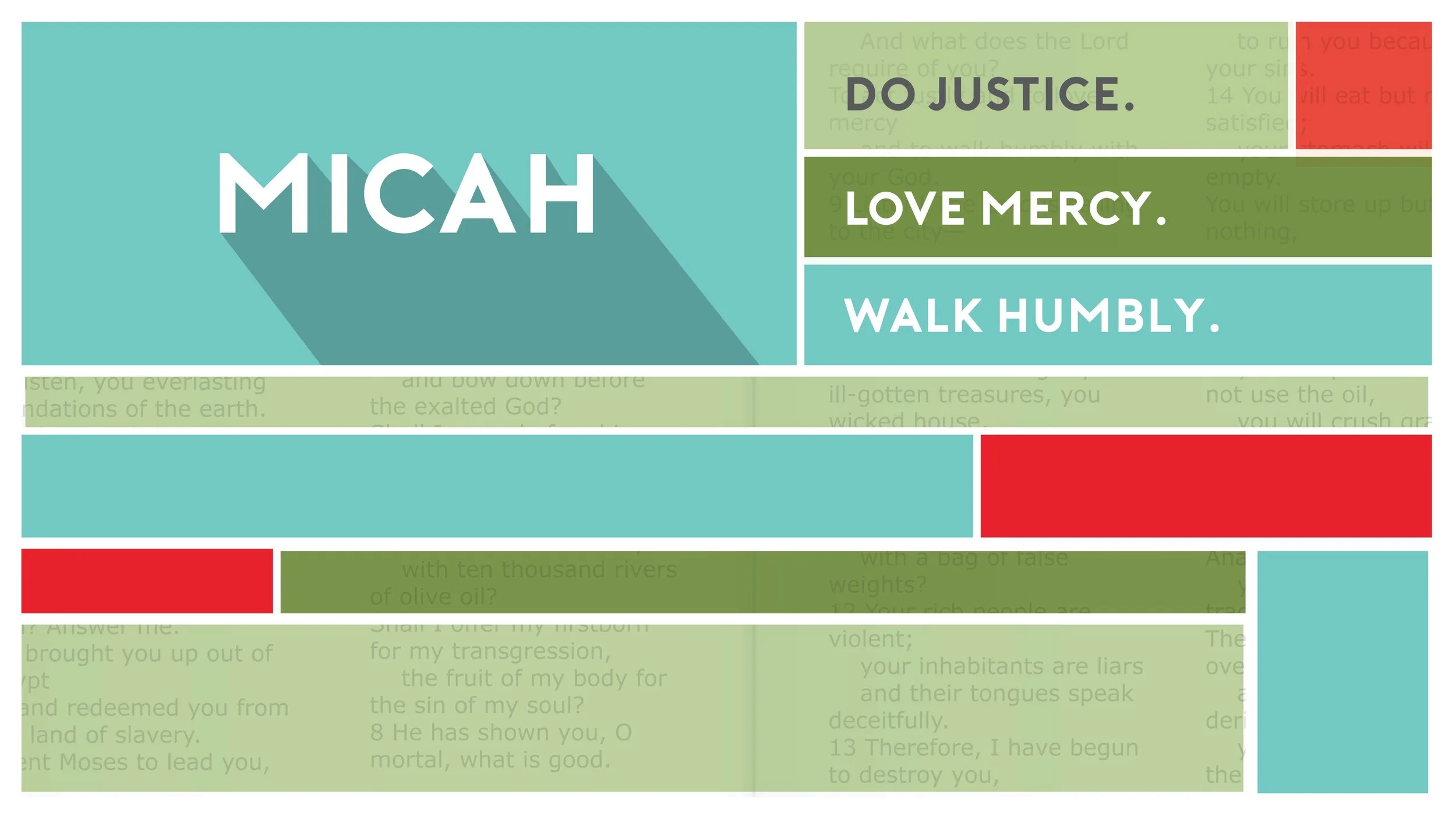 Micah - Week 4, Chapter 3