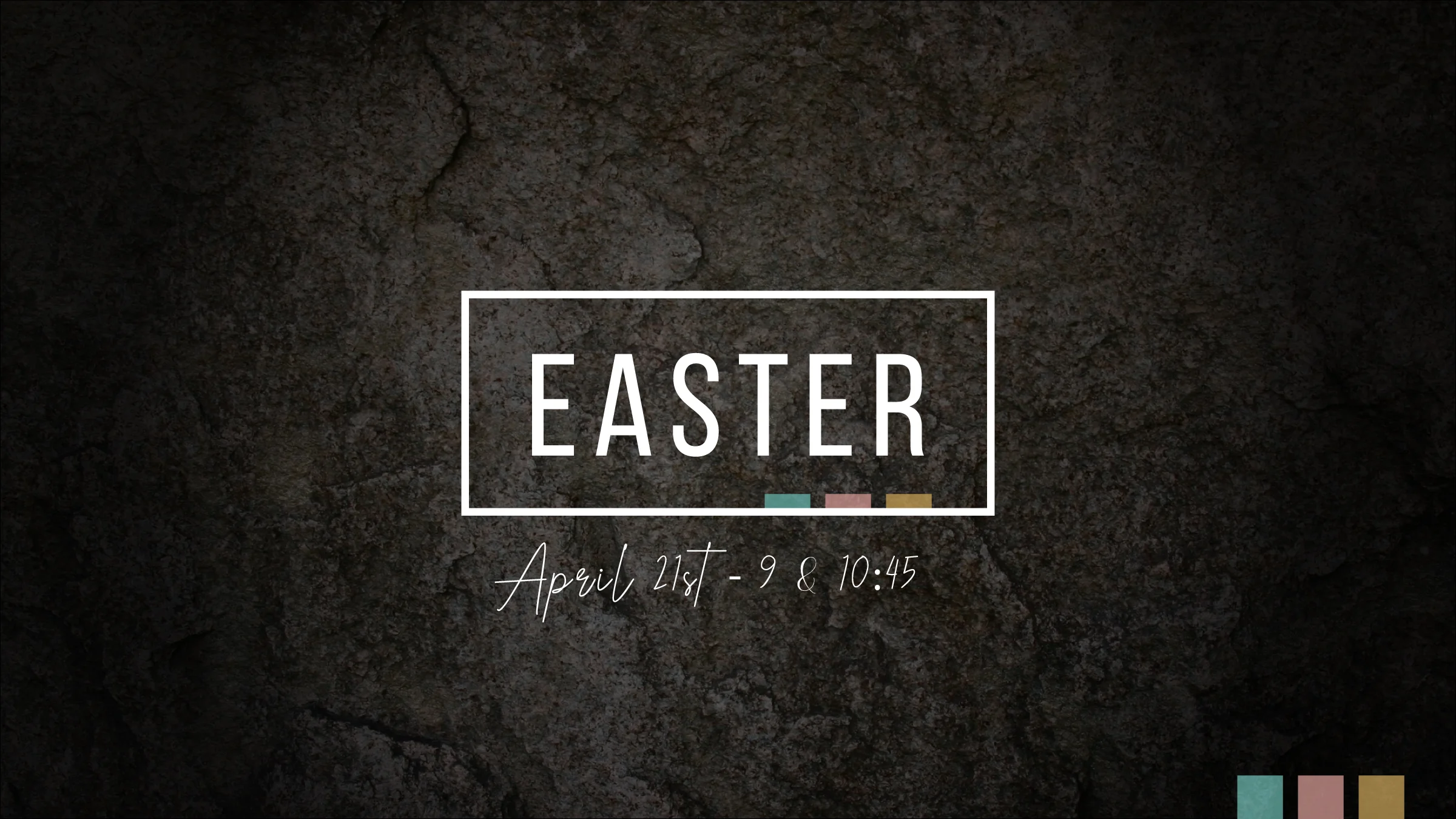 Join us for Easter 